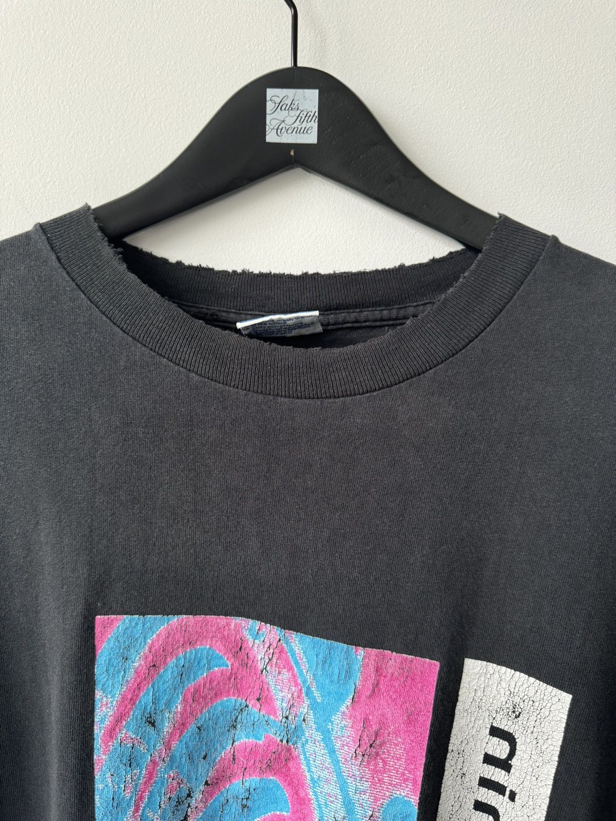 Vintage NINE INCH NAILS 1990 PRETTY HATE MACHINE VINTAGE T SHIRT NIN Size US XL / EU 56 / 4 - 7 Thumbnail