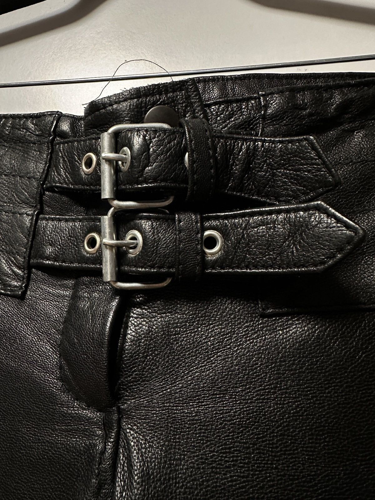 Other Leather pants with embroidery for women size M motorcycle Size 27" / US 4 / IT 40 - 7 Thumbnail
