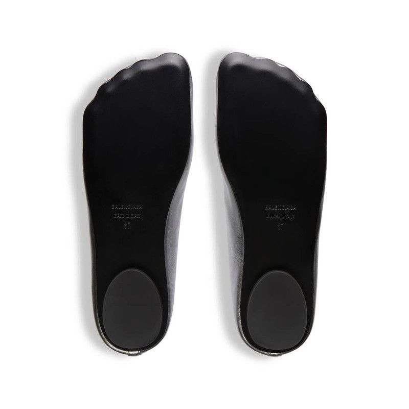 Balenciaga o1tr1nto0126 Anatomic Ballerinas Metallized in Silver Size US 7 / IT 37 - 7 Thumbnail