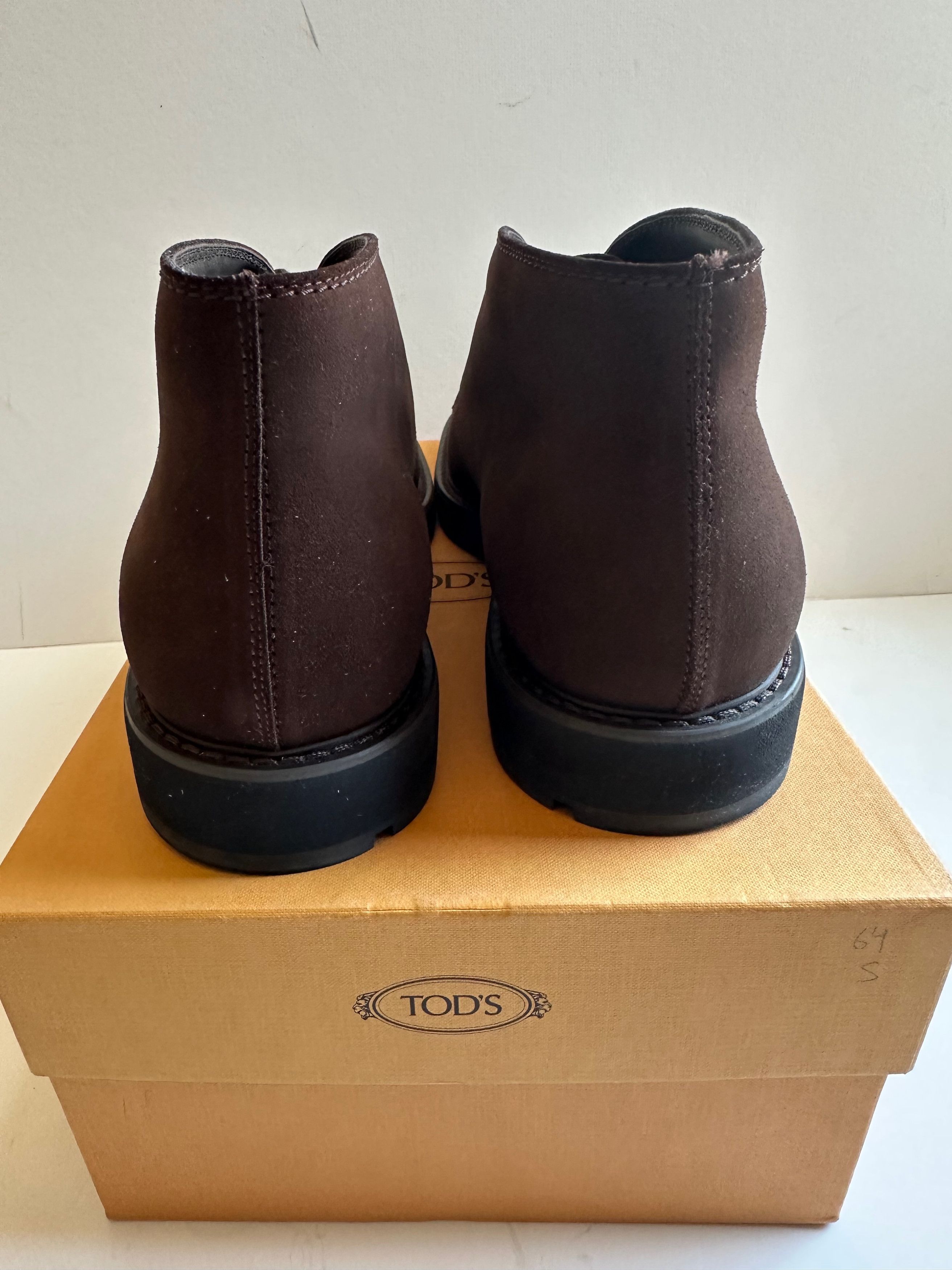 Tod's Tod's Suede Desert Chukka Boots - Brown - Size US14 (UK13) Size US 14 / EU 47 - 4 Thumbnail