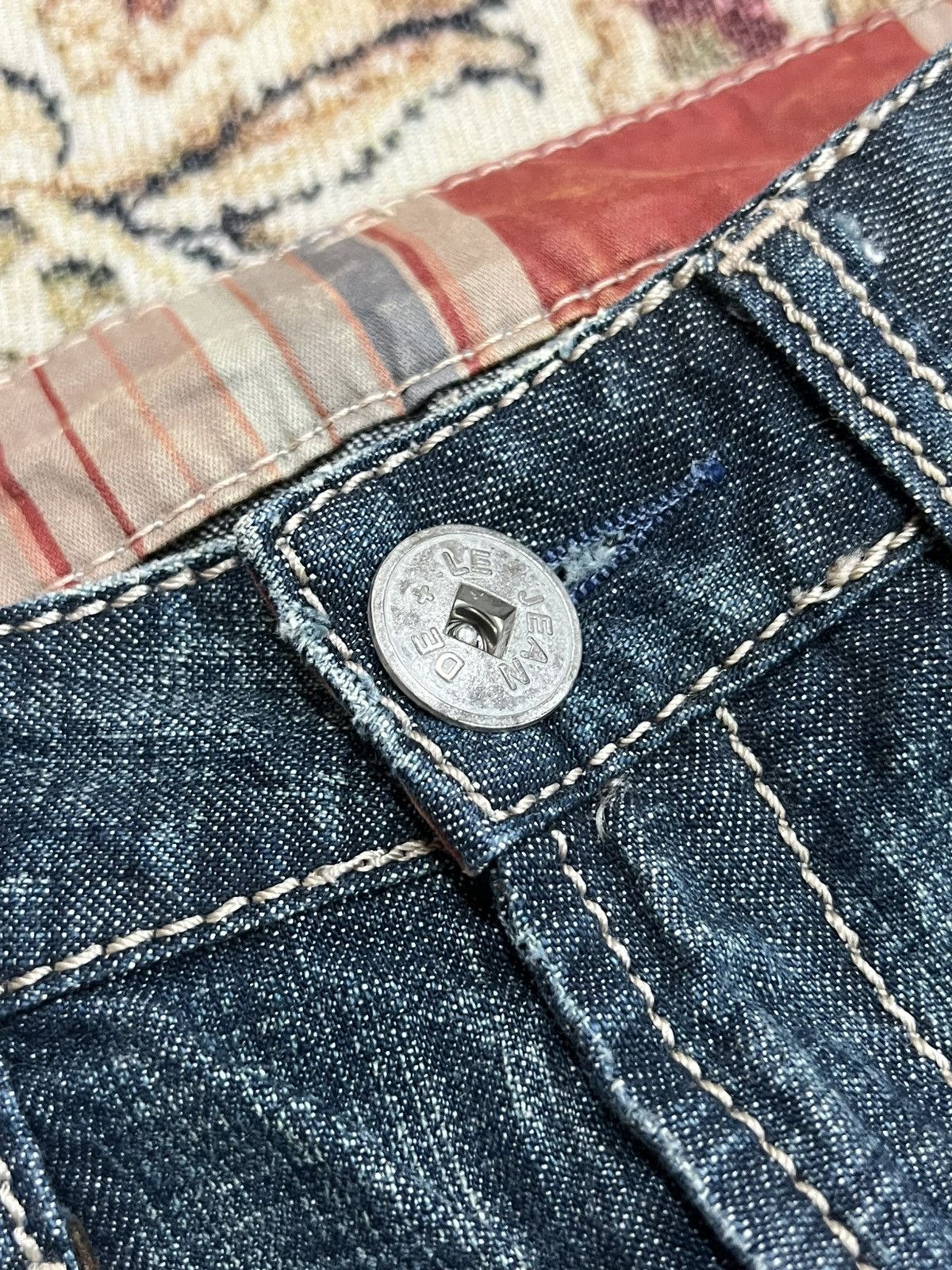 Marithe + Francois Girbaud Marithe Francois Girbaud Denim Suede Leather Cowboy Pocket Size 30" / US 8 / IT 44 - 10 Thumbnail