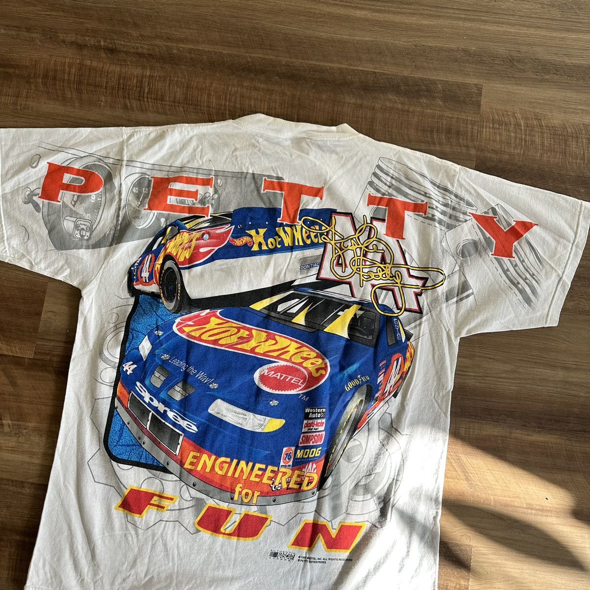 NASCAR × Vintage NASCAR Kyle Petty Hot Wheels All Over Print 1997 Graphic XL Size US XL / EU 56 / 4 - 6 Thumbnail