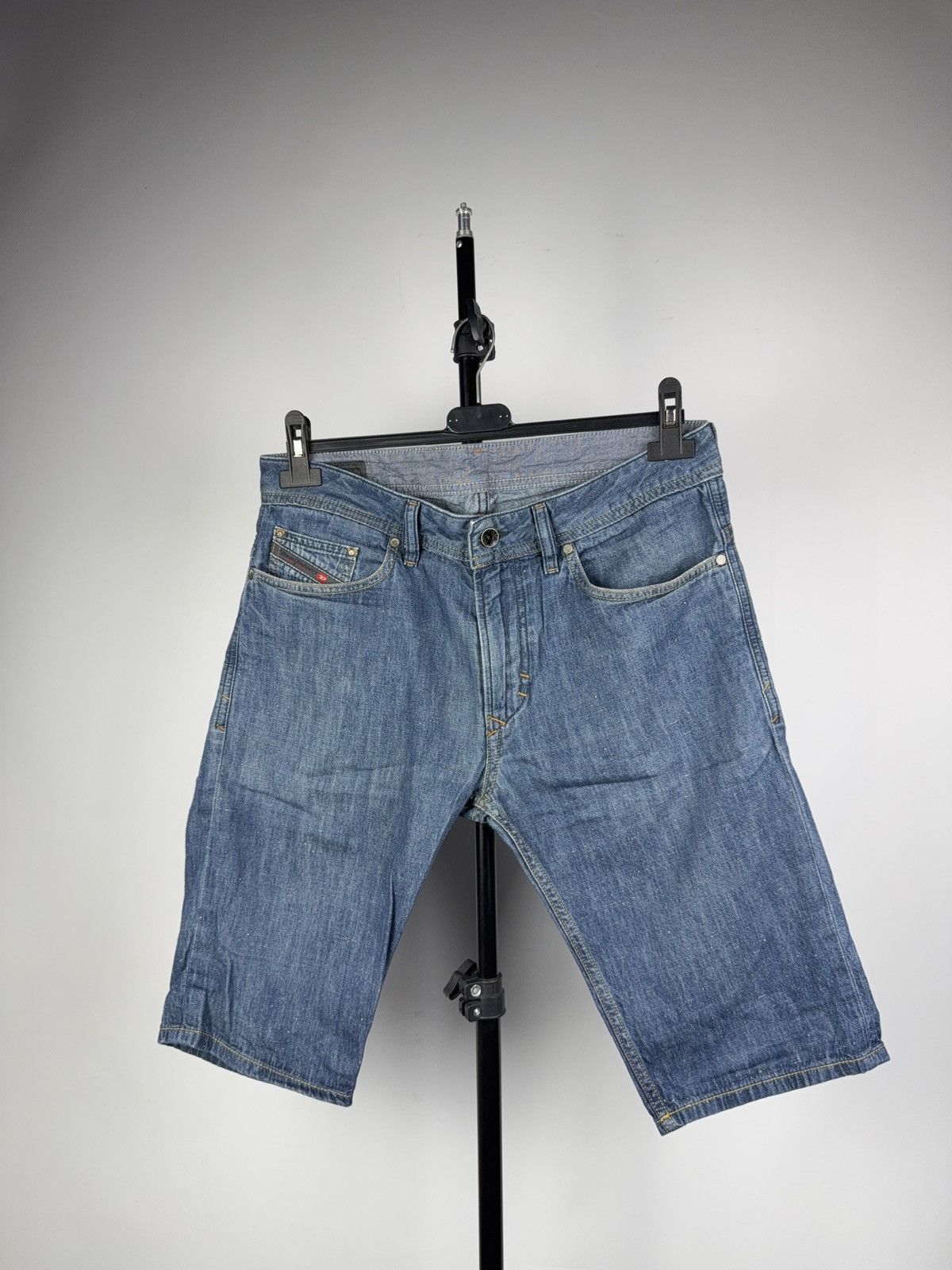 Diesel Diesel Vintage Denim Long Shorts Y2K Blue Jean 00s Italy Size US 30 / EU 46 - 2 Thumbnail