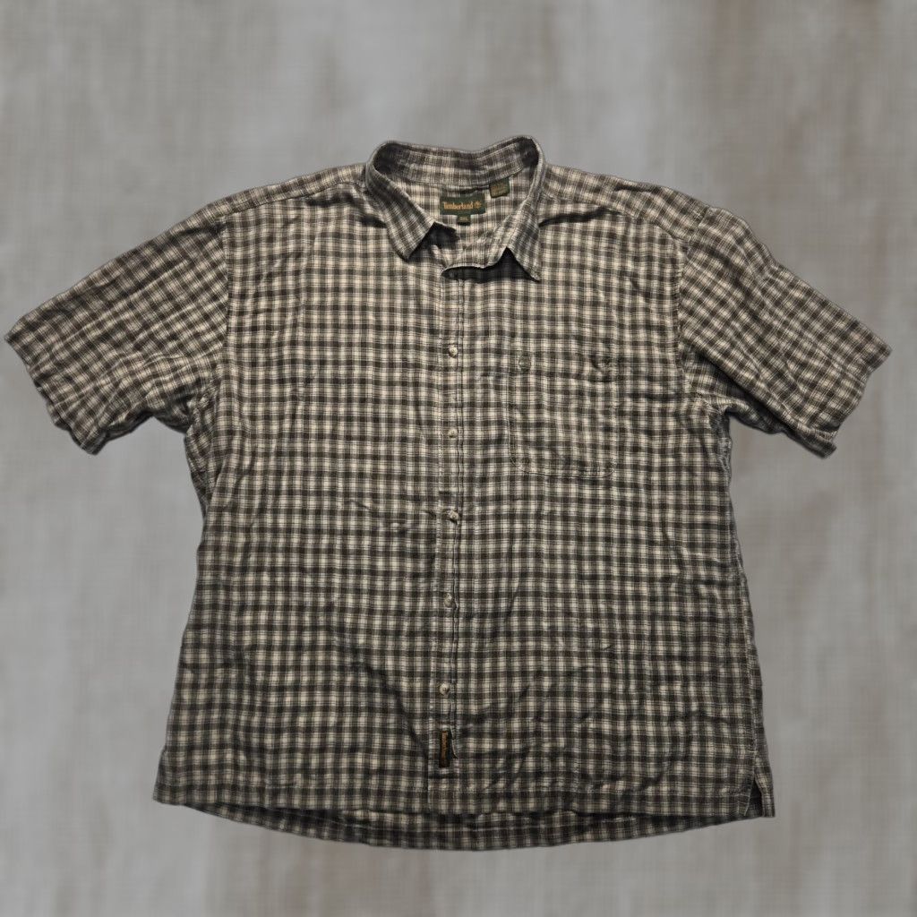 Timberland VINTAGE Timberland Plaid Flannel Shirt Men’s Long Sleeve 3XL Brown Cotton 90s Mens Size US XXL / EU 58 / 5 - 1 Thumbnail