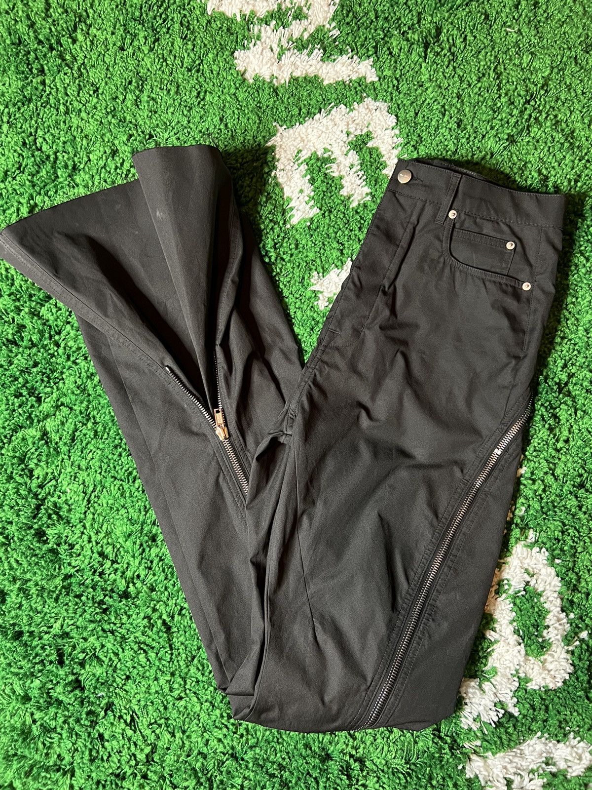 Rick Owens S/S 2023 Rick Owens Bolan Banana flared trousers Grailed