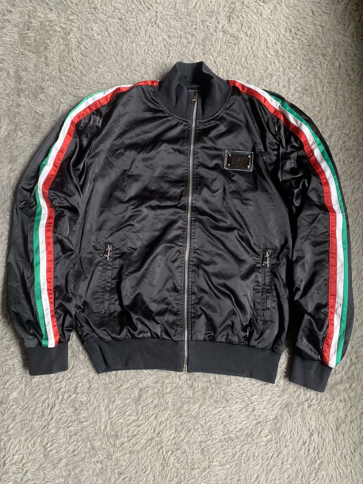 Dolce & Gabbana Dolce Gabbana Gym Collection Striped Tracktop Jacket Size US L / EU 52-54 / 3 - 1 Thumbnail