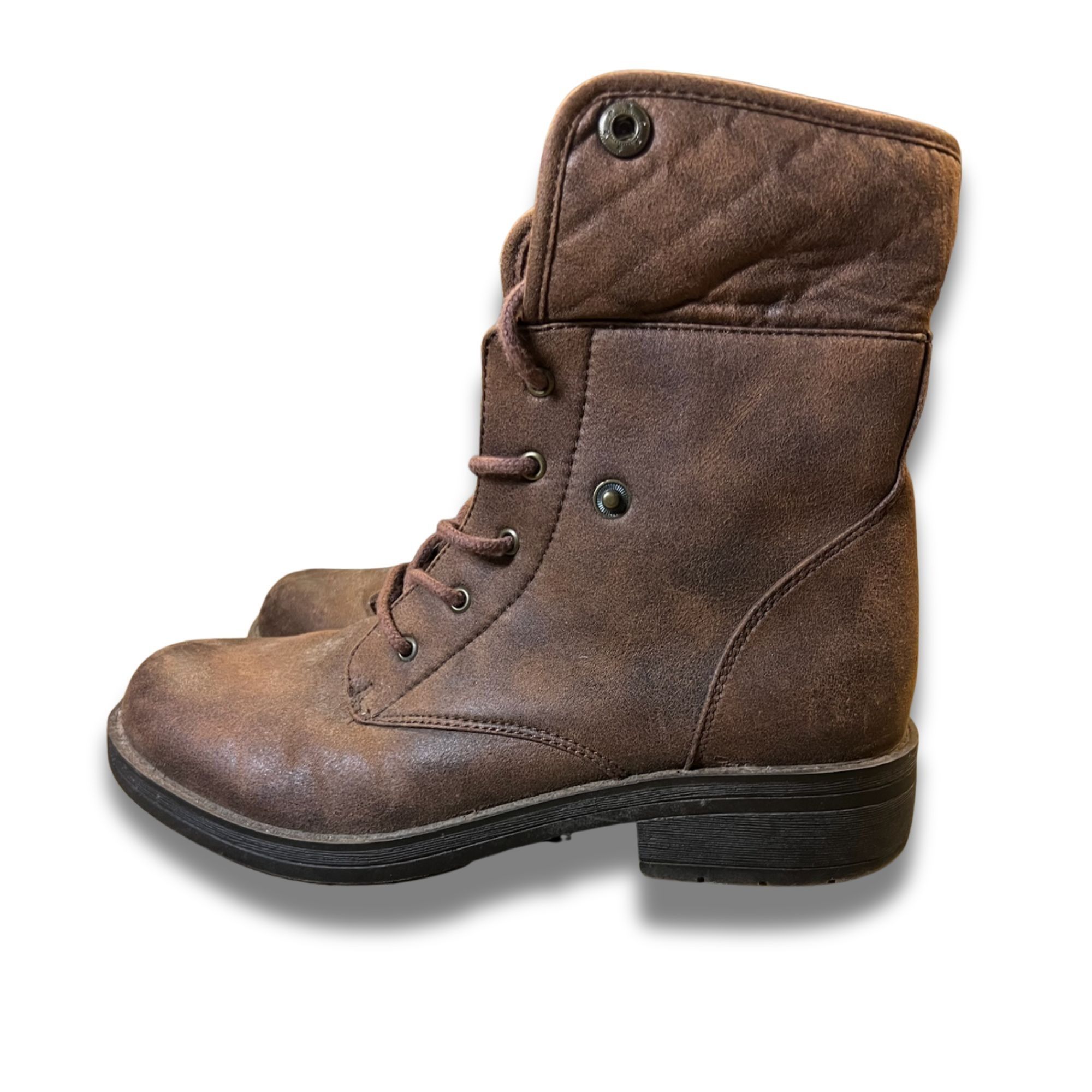 American Eagle Outfitters American Eagle Brown Casual Lace-Up Ankle Boots For Women Si Size US 8 / IT 38 - 5 Thumbnail