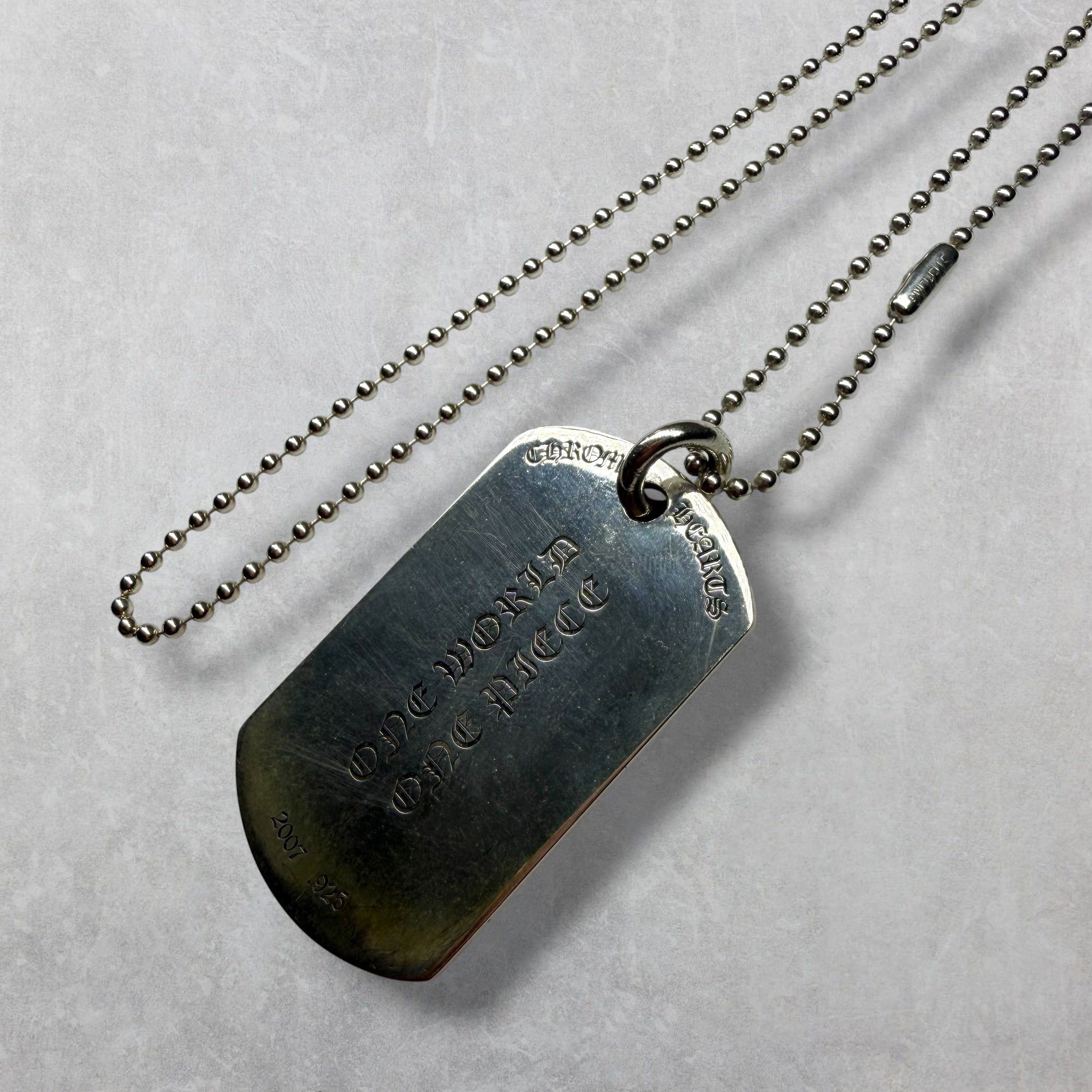 Chrome Hearts Chrome Hearts RS 3 Cross Dog Tag w/ Ball Chain Size ONE SIZE - 2 Thumbnail