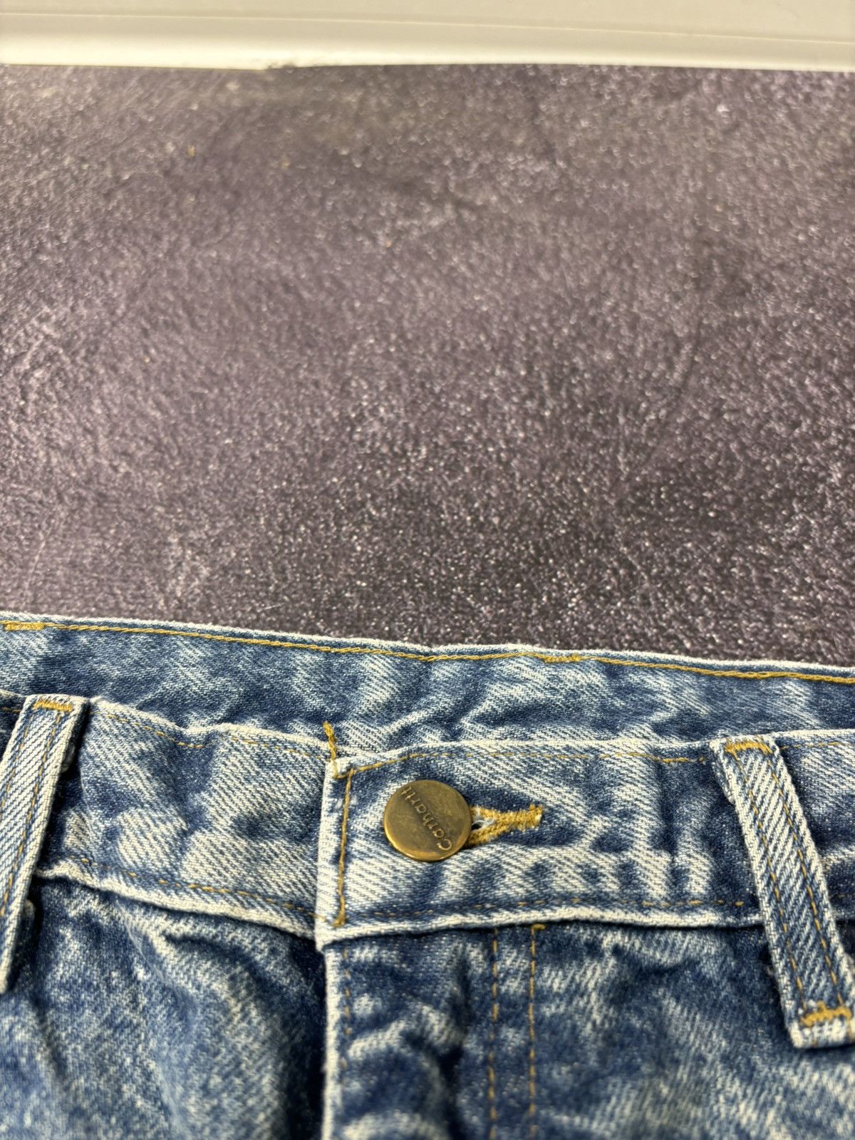 Carhartt Vintage Carhartt Insulated Blue Denim Work Hype Baggy Jeans Size US 36 / EU 52 - 13 Thumbnail