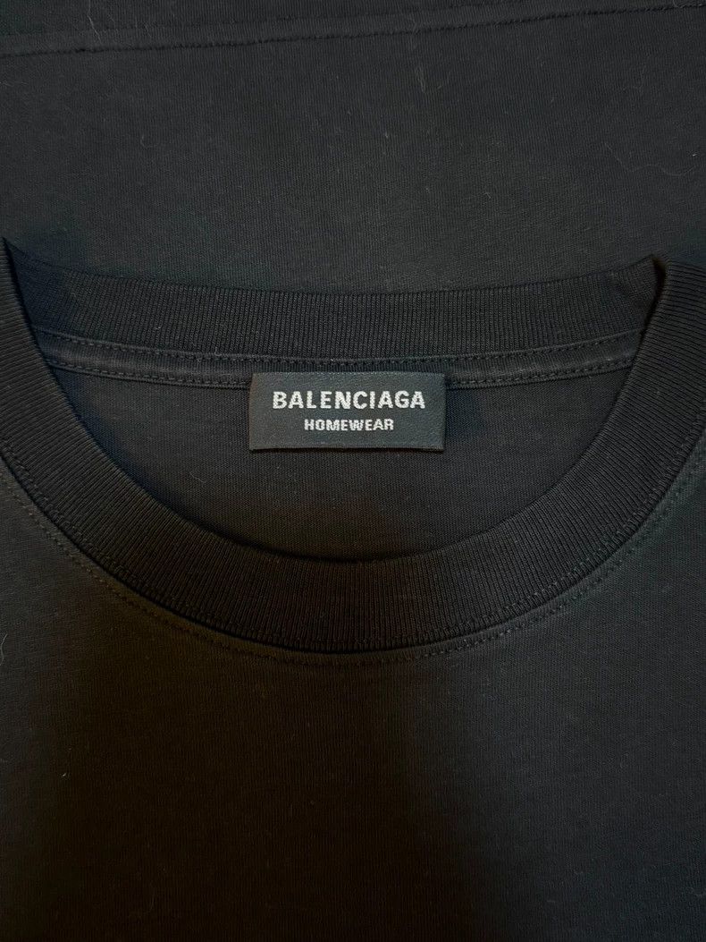 Balenciaga Balenciaga Solid color round neck casual short-sleeve T-sh Size US M / EU 48-50 / 2 - 3 Thumbnail