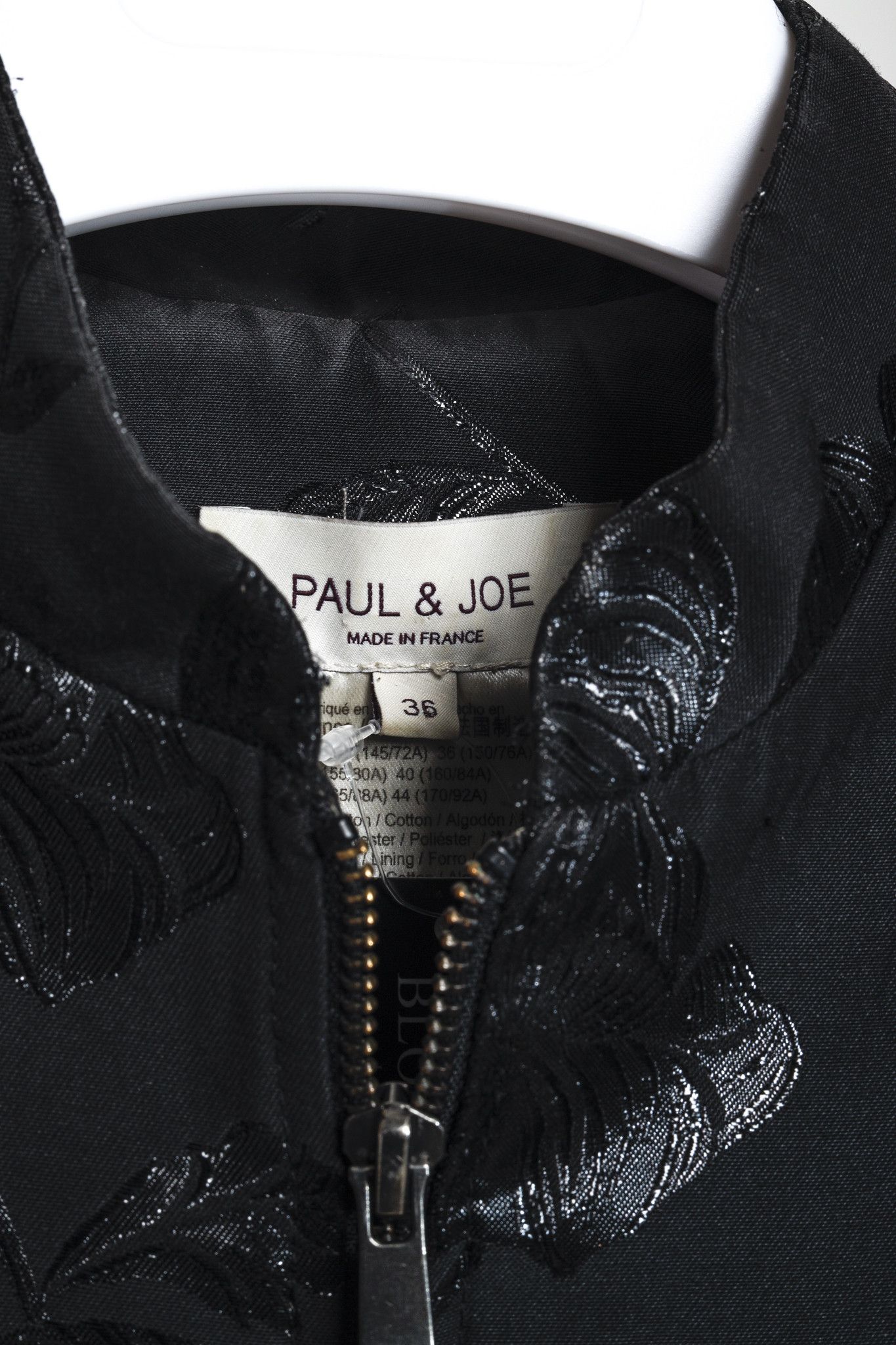 Paul & Joe Paul & Joe Black Floral Bomber Size S / US 4 / IT 40 - 4 Thumbnail