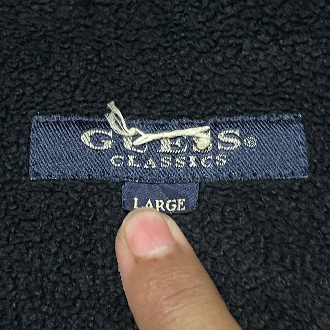 Guess Vintage Guess Classics U.S.A Fleece Black Size US L / EU 52-54 / 3 - 6 Thumbnail
