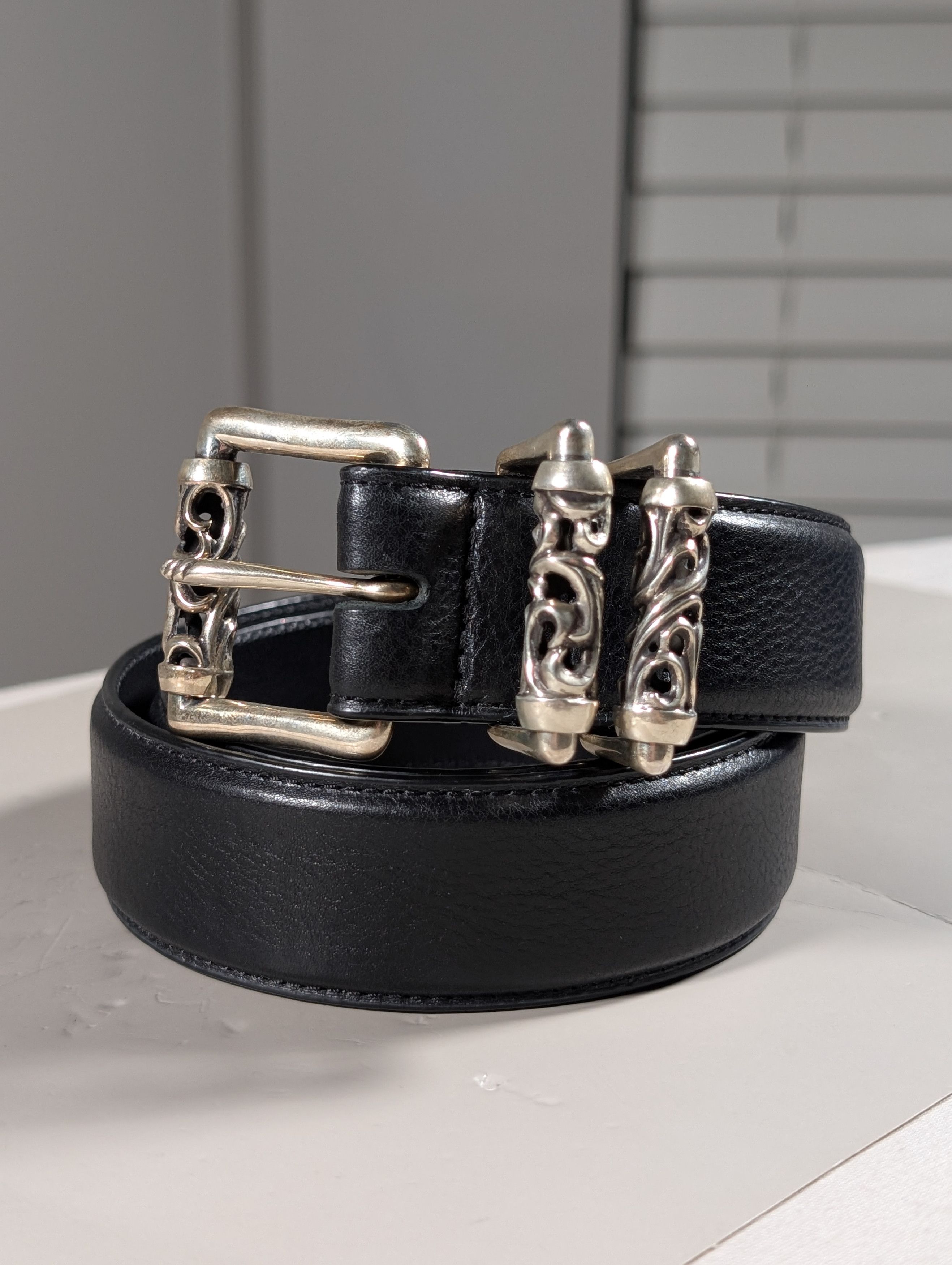 Chrome Hearts Chrome Hearts Mini Heart Belt Sz 30 | Grailed