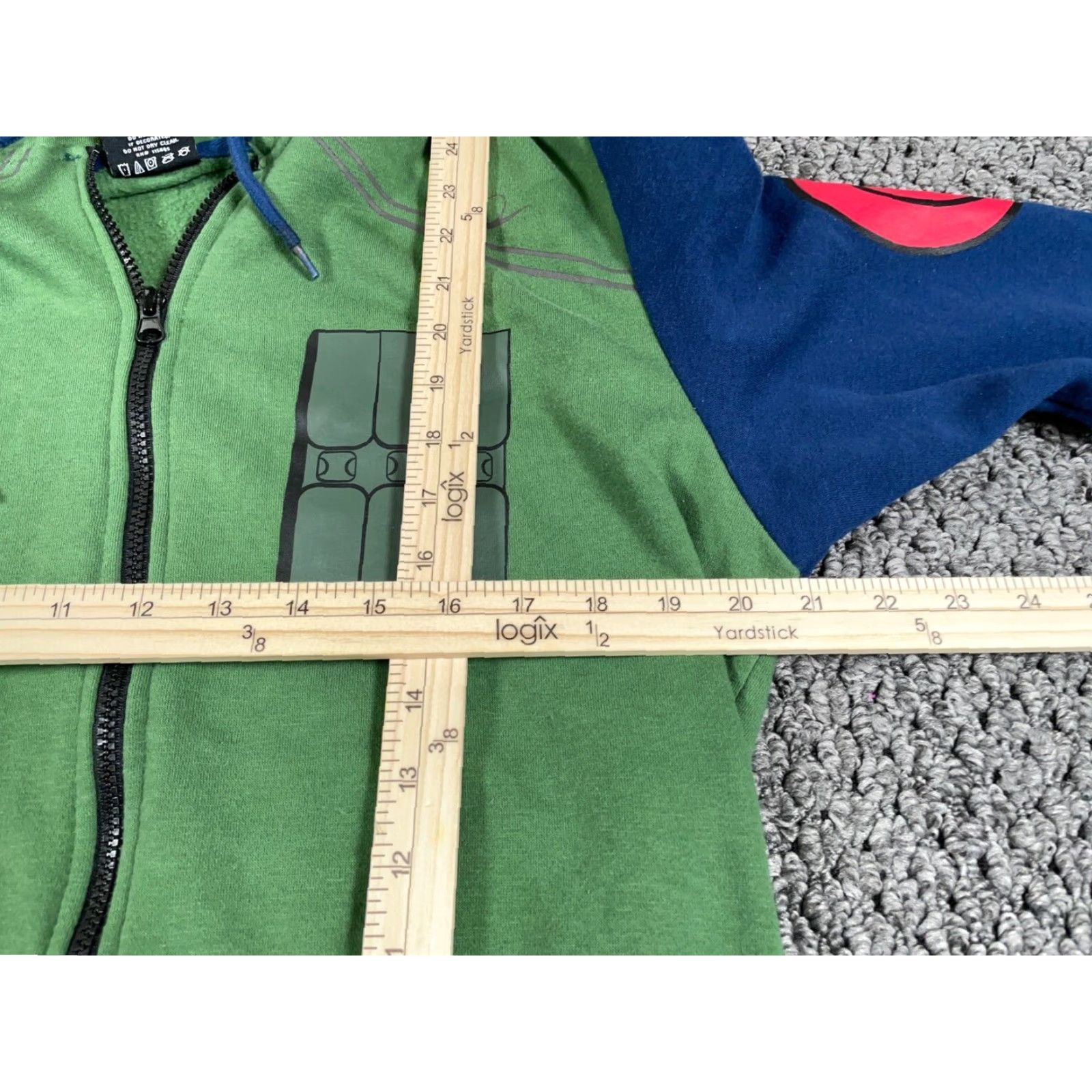 Vintage Naruto Hoodie Adult Medium Green Full Zip Sweatshirt 2007 90s Retro Anime Graphic Print Mens Size US M / EU 48-50 / 2 - 6 Thumbnail