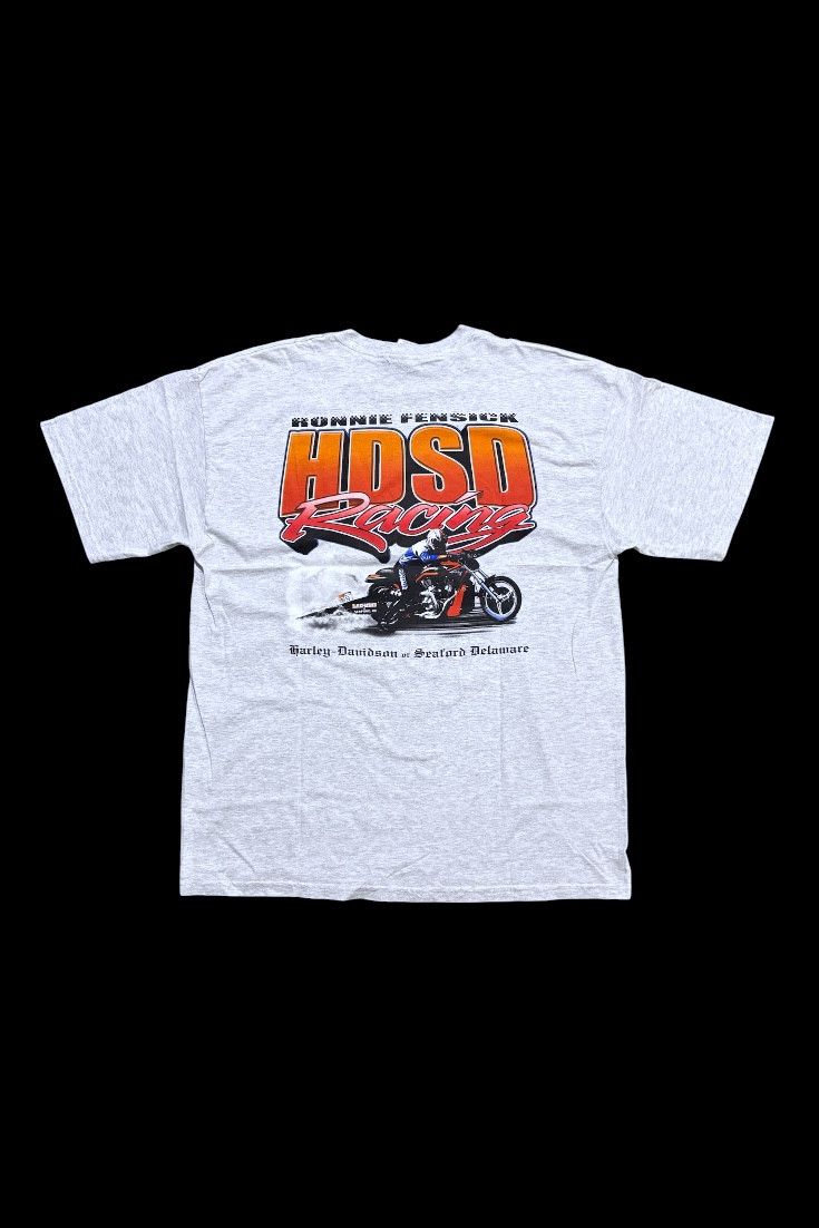 Harley Davidson Vintage drag race harley davidson (HDSD RACING) tshirt Size US XL / EU 56 / 4 - 1 Thumbnail