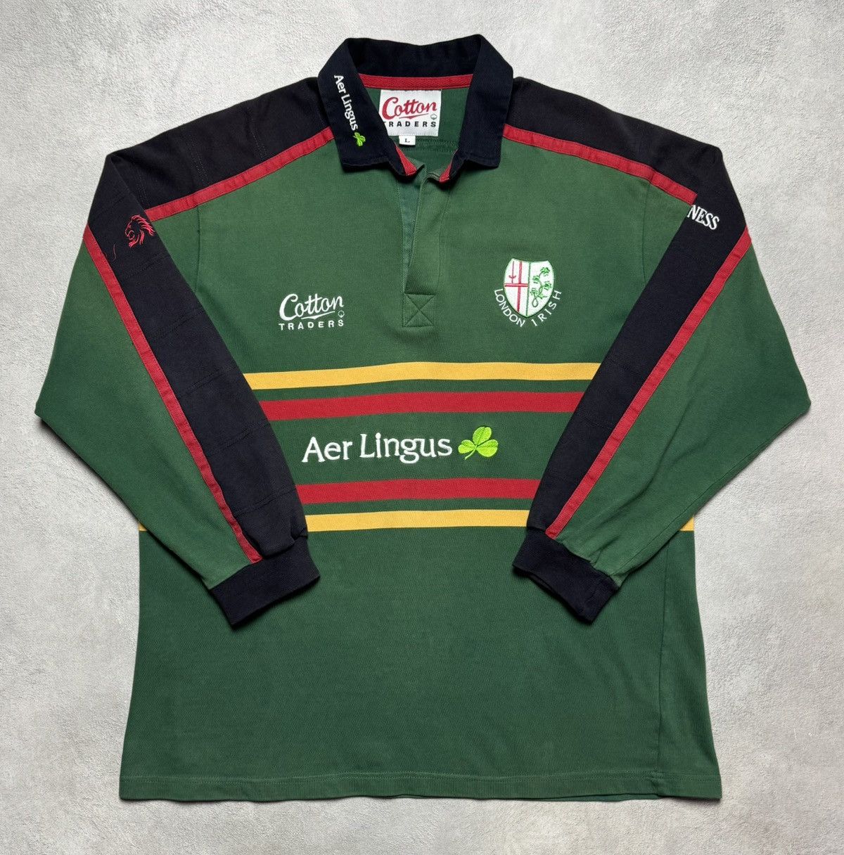 Cotton Traders London Irish 1999 2000 Rugby Shirt Jersey Cotton Traders Size US L / EU 52-54 / 3 - 1 Thumbnail