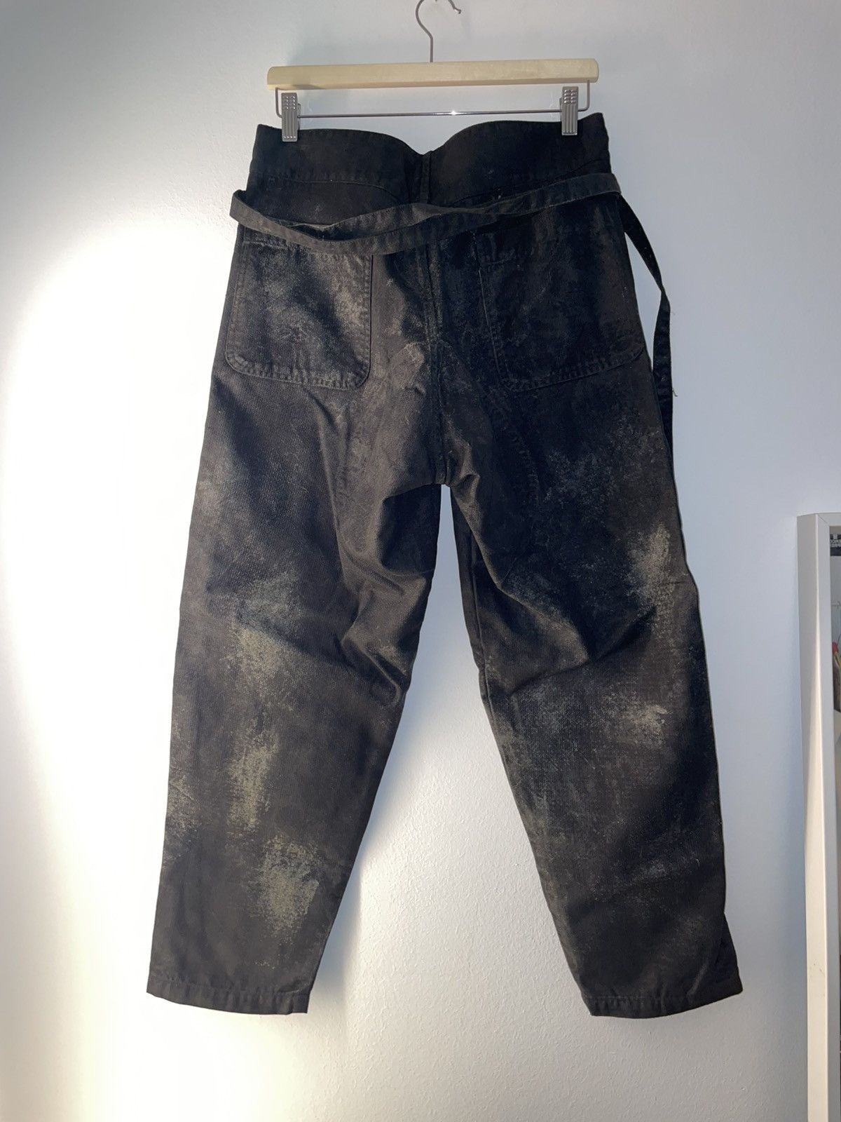 Comme des Garcons × Comme des Garcons Homme Plus Comme des Garçons Homme Plus AD2002 Waxed Nylon Pants Size US 33 - 4 Thumbnail