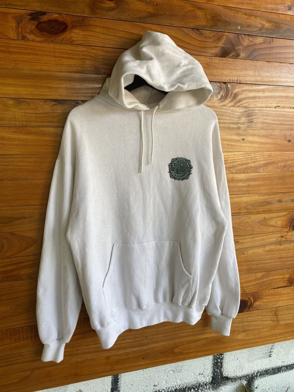 Vintage Vintage T&C Surf Designs Hawaii Hoodie Made in USA - White Size US L / EU 52-54 / 3 - 5 Thumbnail