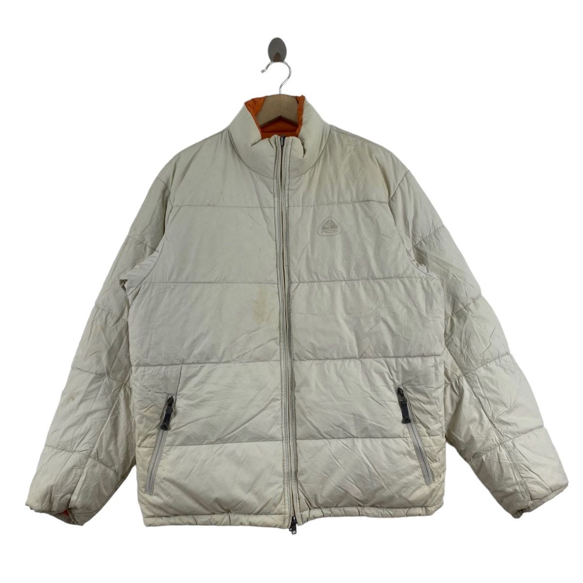 Nike NIKE ACG Outer Layer 3 Reversible Puffer Brand Print Bomber Size US L / EU 52-54 / 3 - 6 Thumbnail