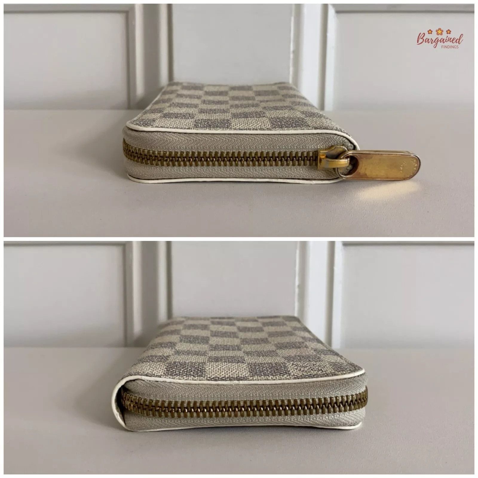 Louis Vuitton Louis Vuitton Damier Azur Leather Zippy Compact Wallet Size ONE SIZE - 6 Thumbnail