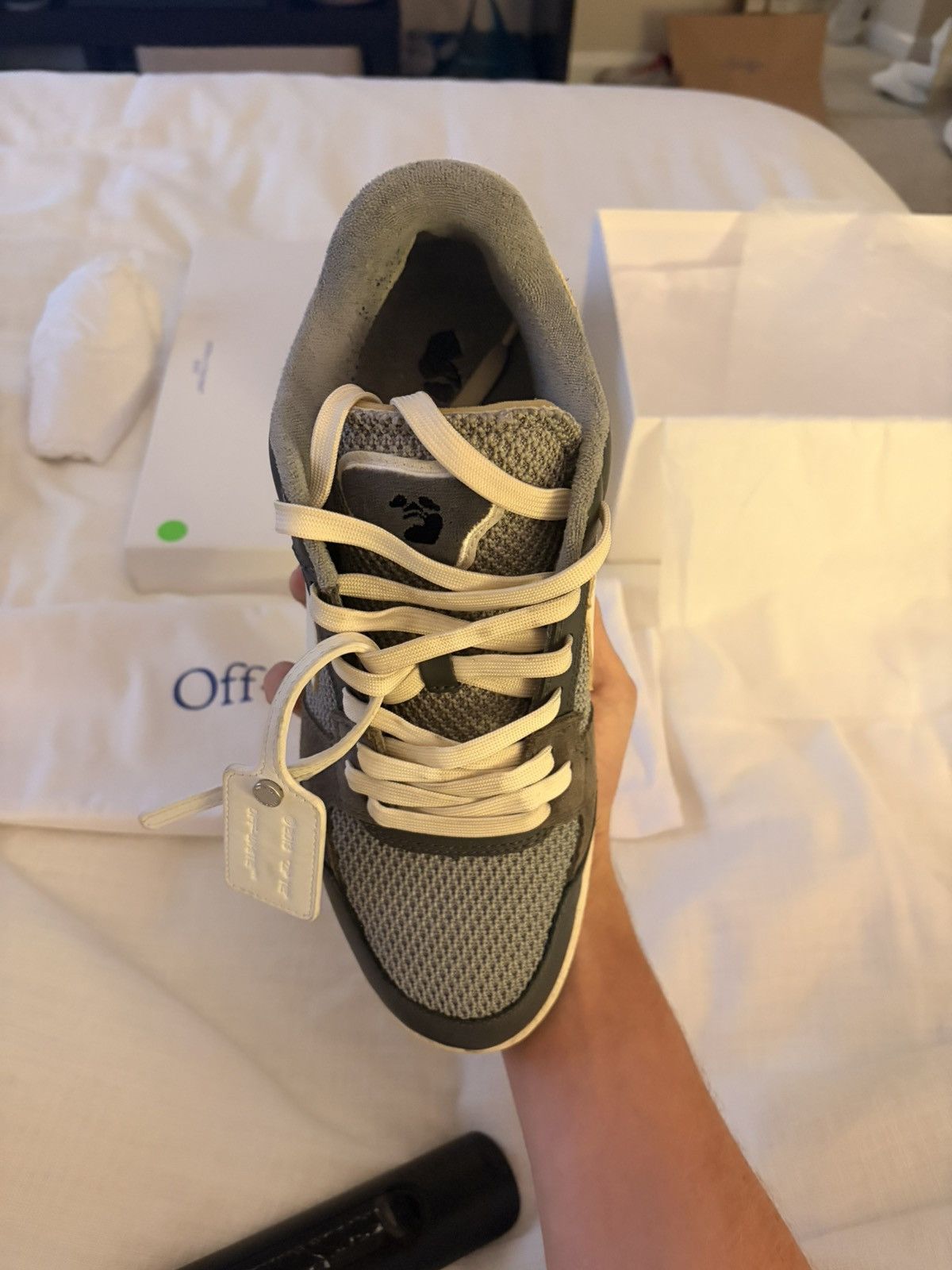 Off-White OFF WHITE OUT OF OFFICE SLIM/MESH Size US 11 / EU 44 - 2 Thumbnail
