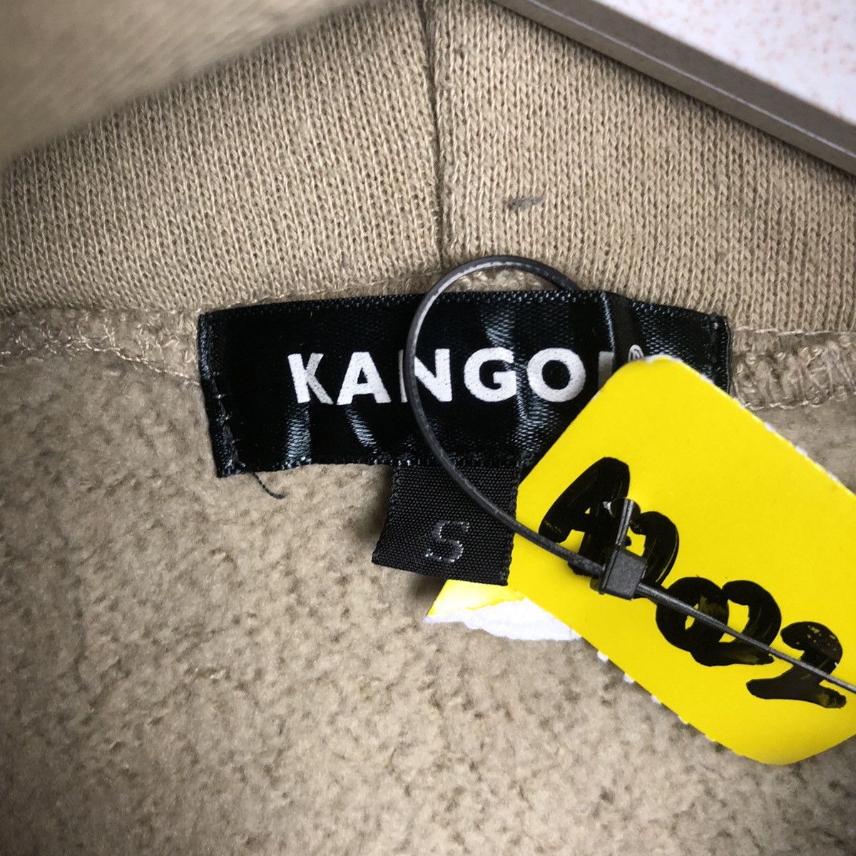 Kangol Kangol Cream baggie Hoodie #A2022 Size US M / EU 48-50 / 2 - 12 Thumbnail