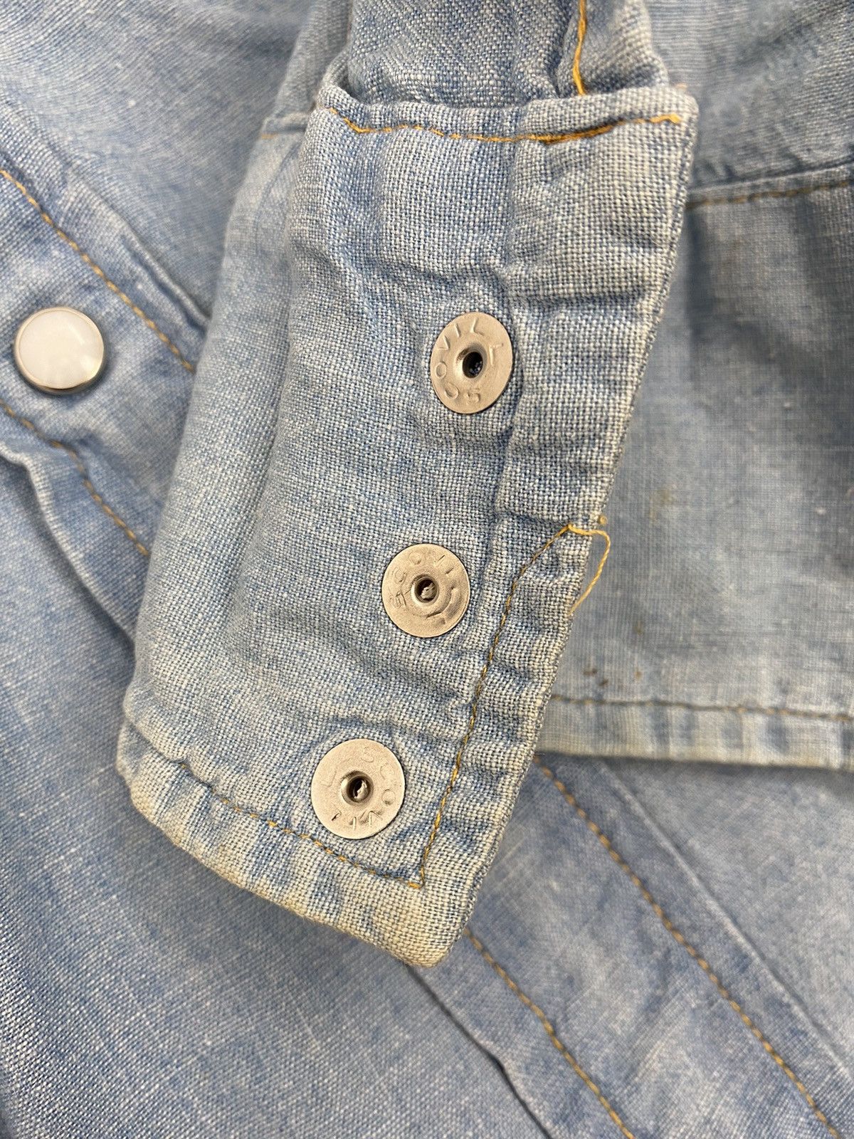Sports Specialties × Vintage Vintage western chambray shirt Size US L / EU 52-54 / 3 - 7 Thumbnail