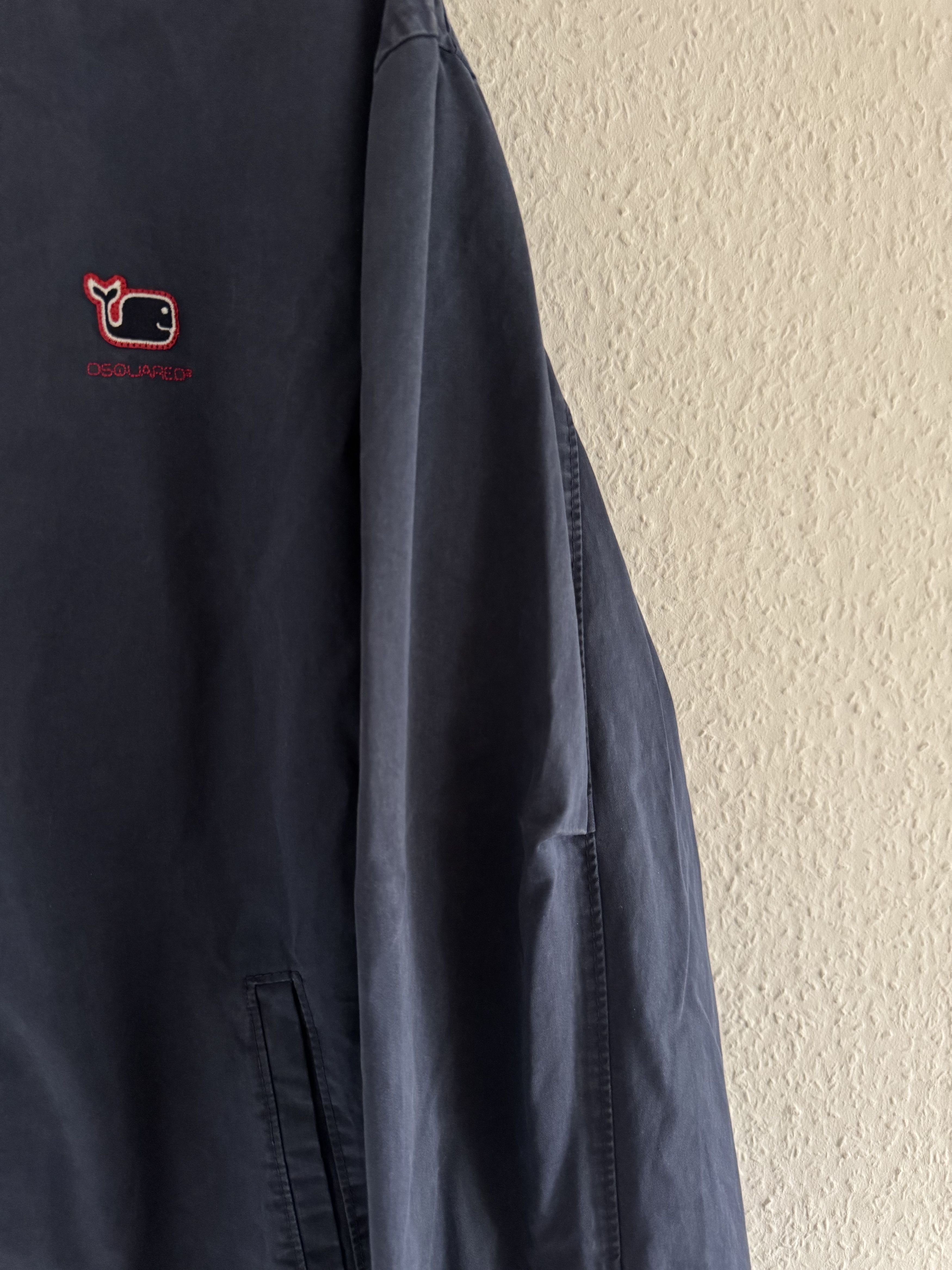 Dsquared2 SS07 Vintage Faded Zip Jacket Whale Patch Size US L / EU 52-54 / 3 - 8 Thumbnail