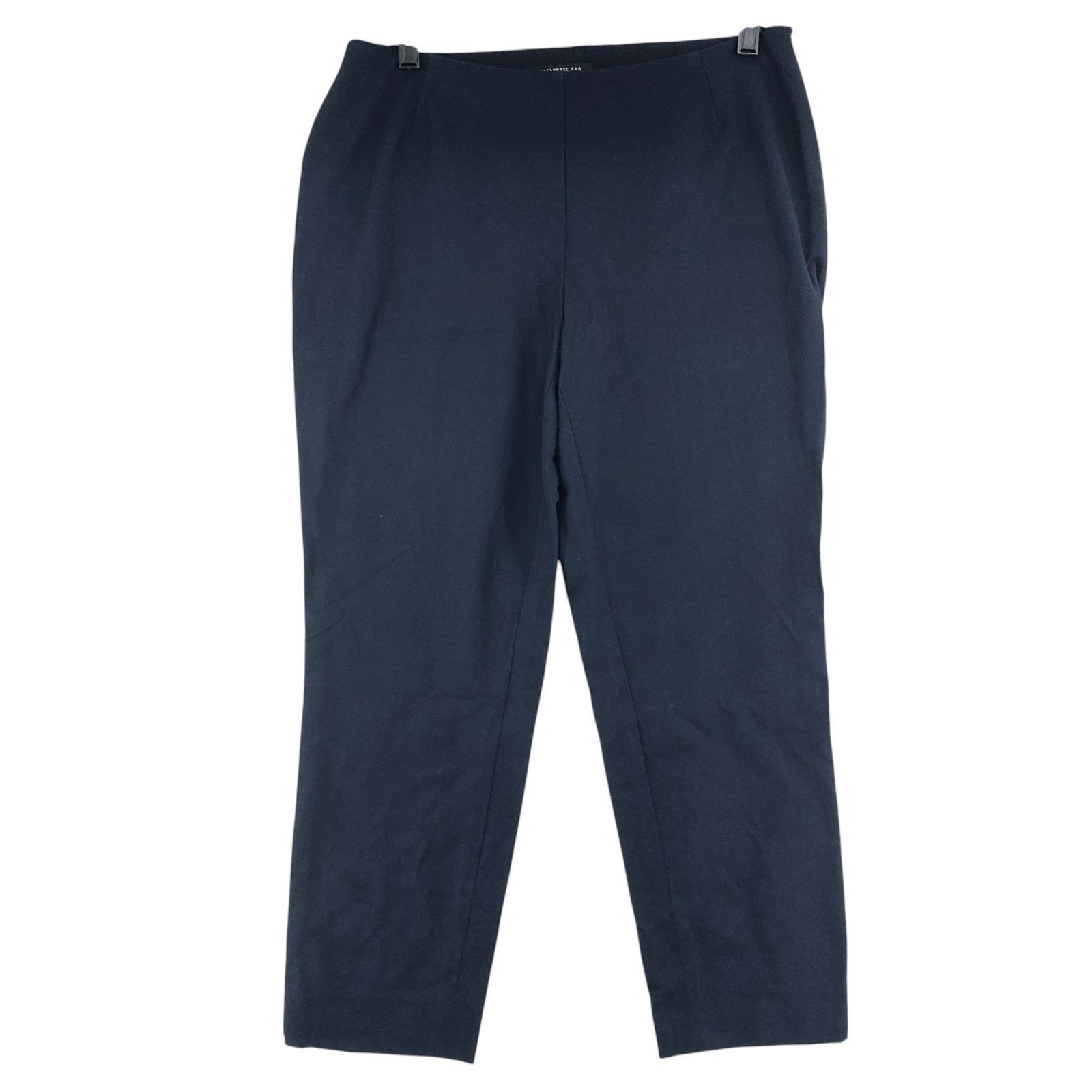 Lafayette 148 Lafayette 148 Sz 6 Pants Stanton Side Zip Crop Stretch Blue Size 28" / US 6 / IT 42 - 1 Thumbnail