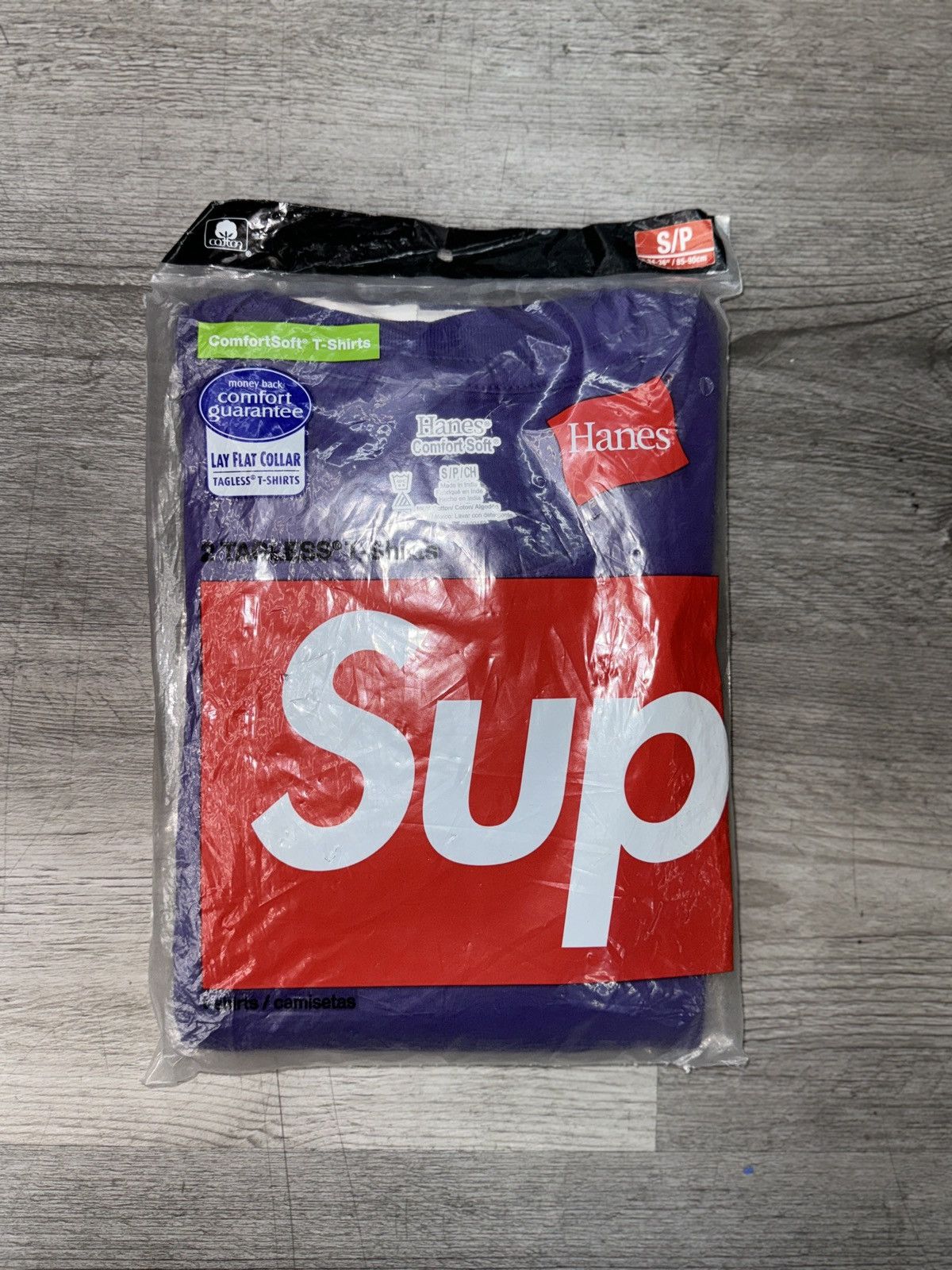 Supreme Supreme Hanes tagless tee (2pack) Size US S / EU 44-46 / 1 - 2 Thumbnail