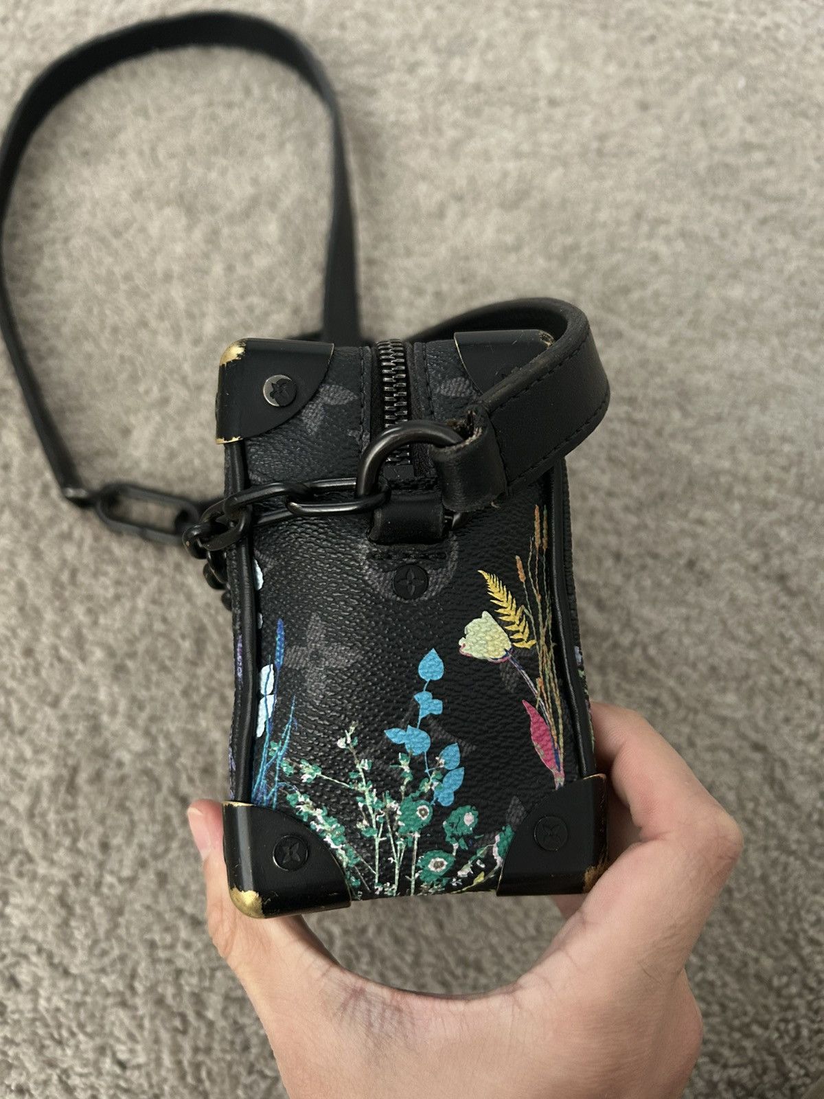 Louis Vuitton Louis Vuitton Mini Soft Trunk Monogram Eclipse Foliage Bag Size ONE SIZE - 9 Thumbnail