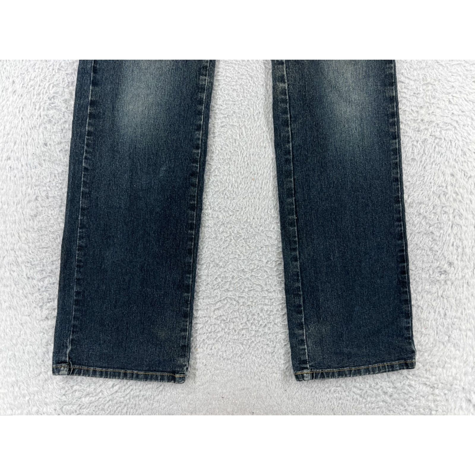 Vintage Xica Jeans Womens 9 Blue Denim Straight Leg Cotton Blend Mid Rise Stretch Pants/Jeans Size 30" / US 8 / IT 44 - 5 Thumbnail