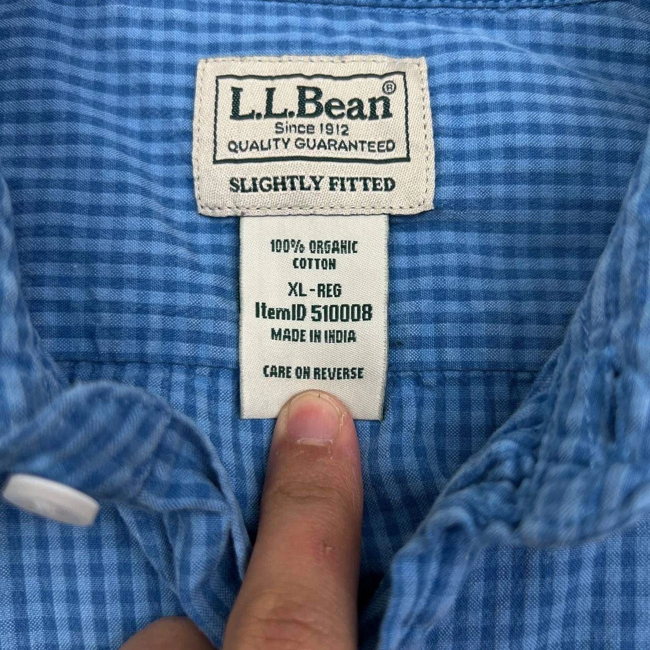 L.L. Bean L.L. Bean Button Up Shirt Men Flannel Plaid Cotton XL Size US XL / EU 56 / 4 - 6 Thumbnail
