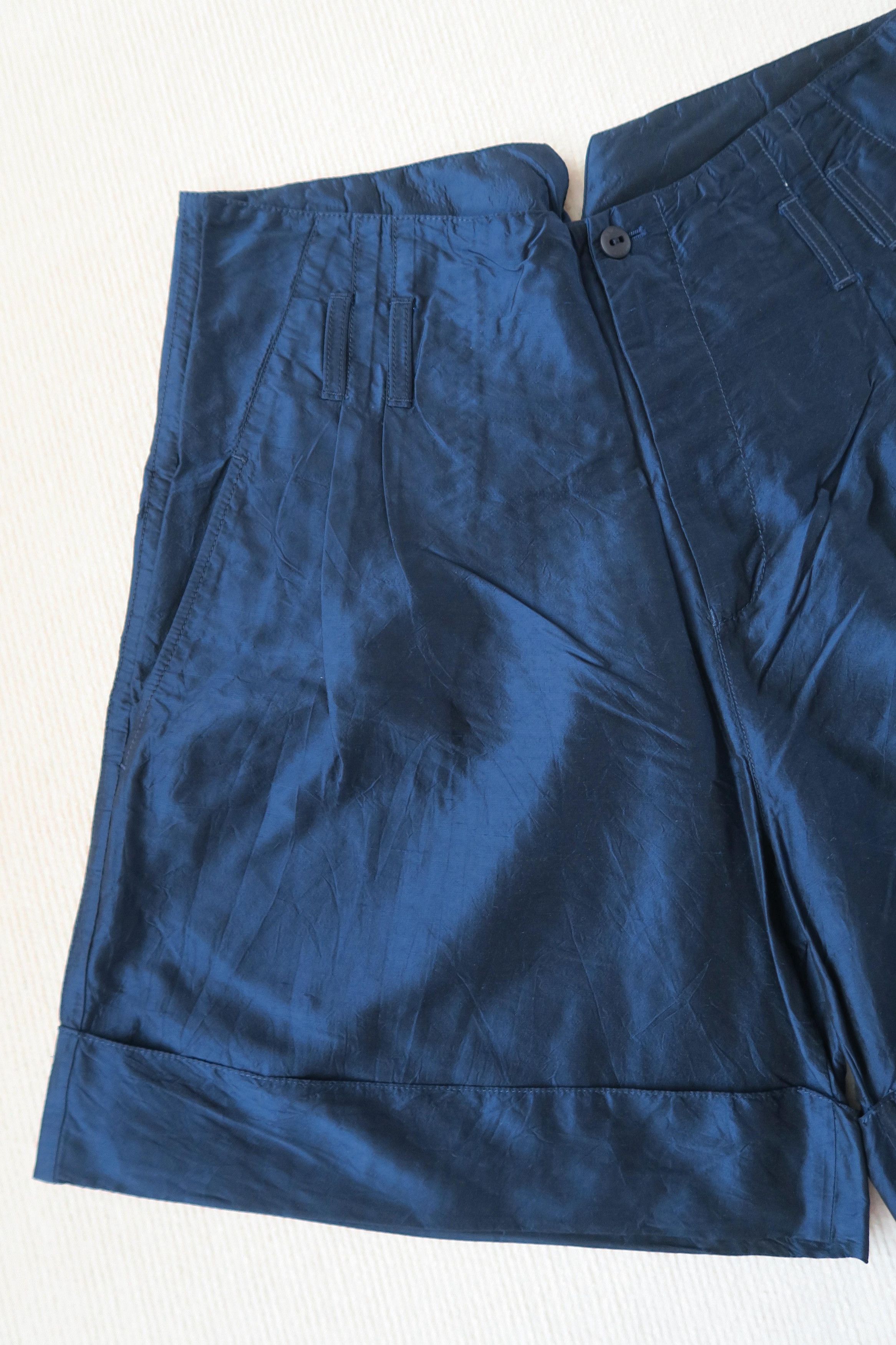 Emporio Armani Emporio Armani Blue Line Runway Silk Shorts Size US 34 / EU 50 - 4 Thumbnail