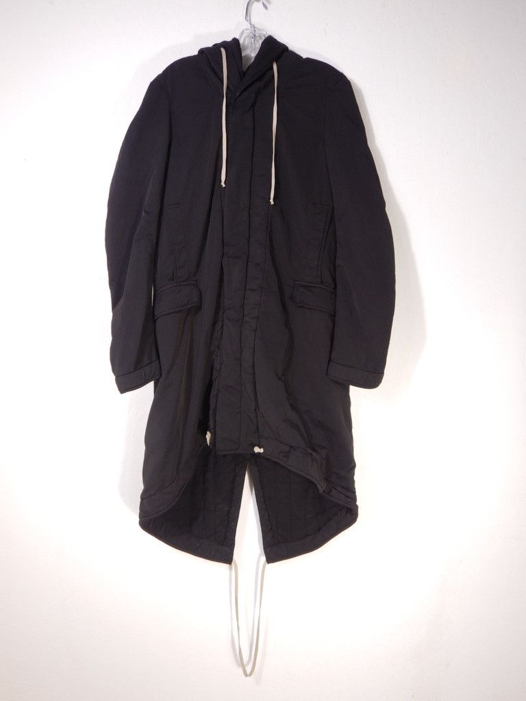 Rick Owens Drkshdw FW14 Fishtail Parka Size US S / EU 44-46 / 1 - 1 Thumbnail