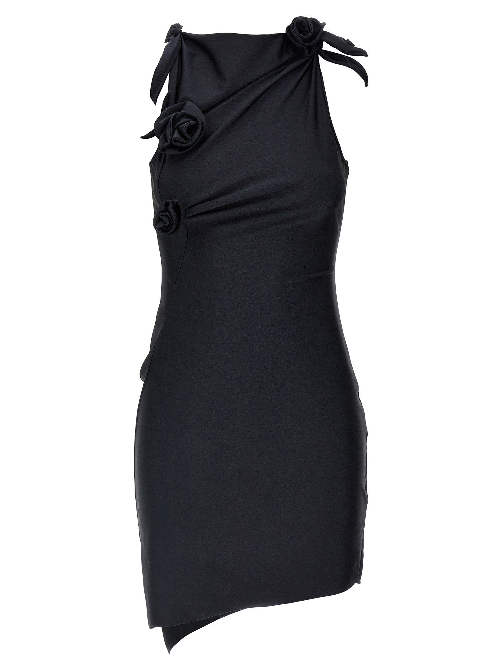 'Asymmetric Flower' Mini Dress