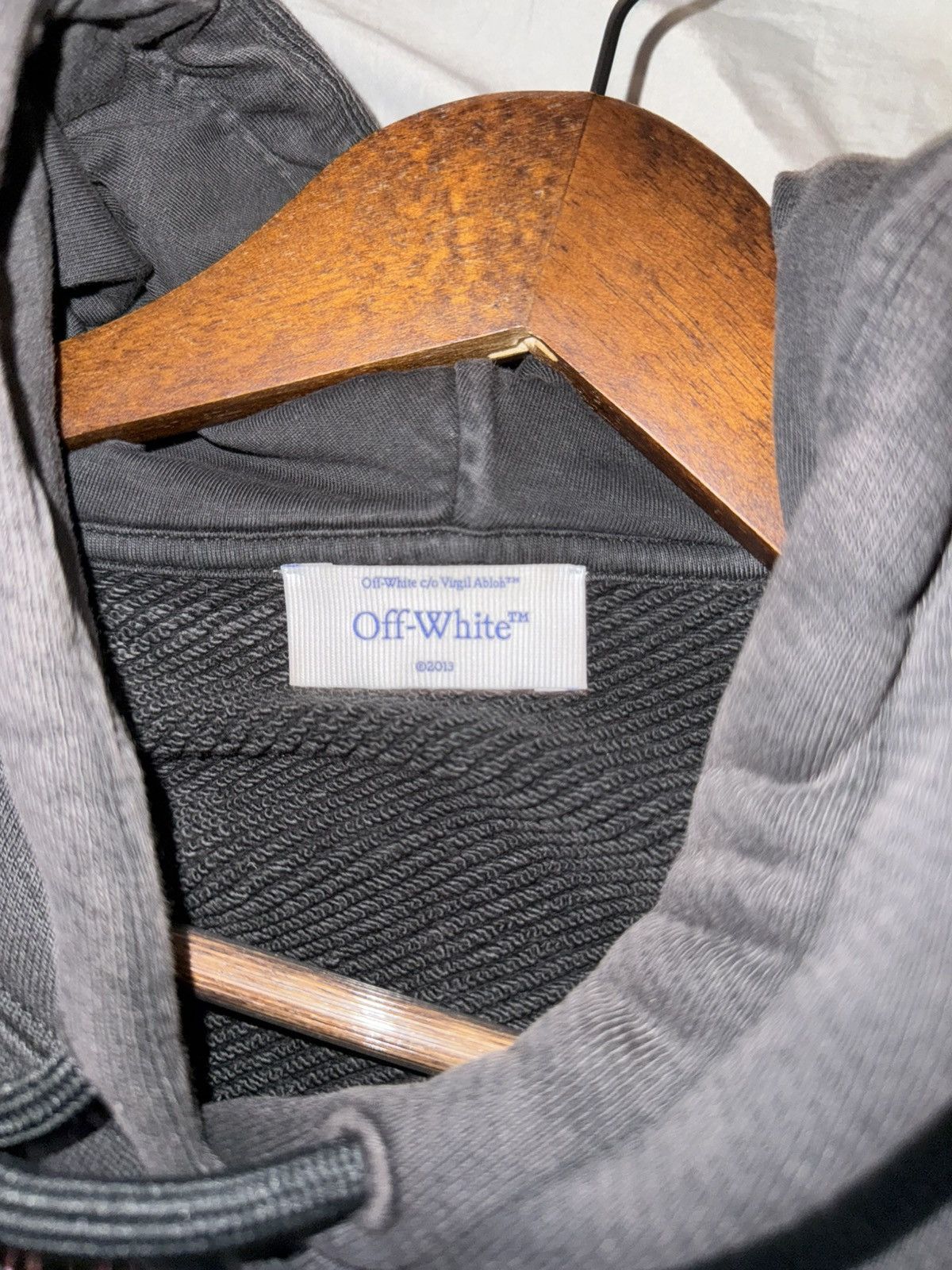 Off-White Off White “Washed Characters” Hoodie Size US S / EU 44-46 / 1 - 4 Thumbnail
