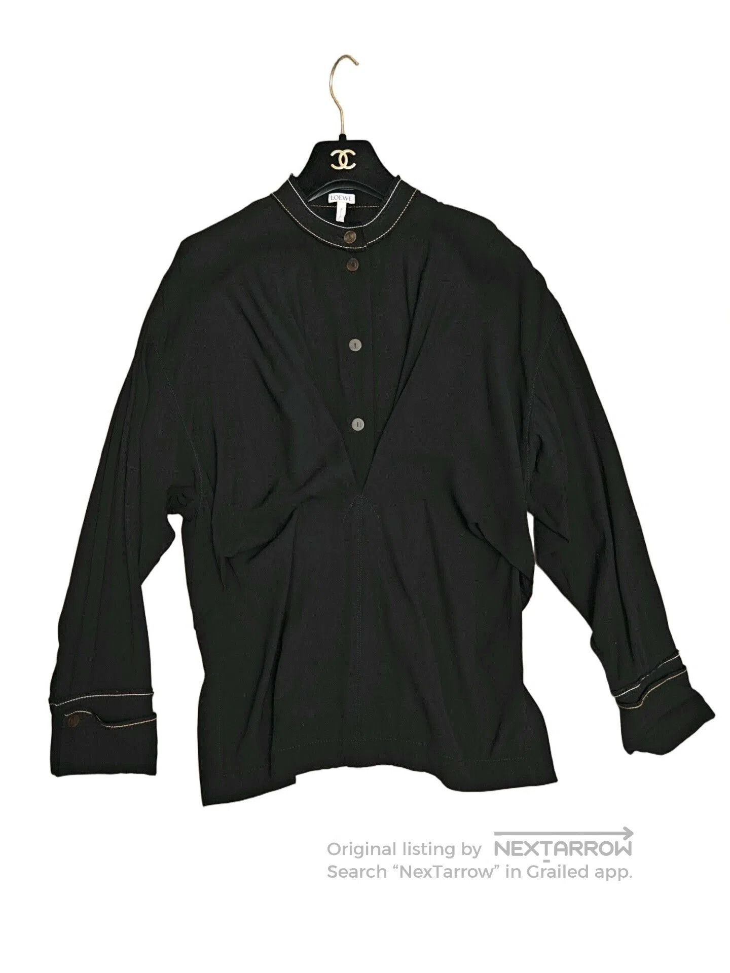 Loewe Loewe Black Wool Blend Shirt. Size US S / EU 44-46 / 1 - 5 Thumbnail