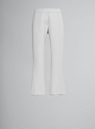 Marni o1srvl11e0624 Trousers in White Size 27" / US 4 / IT 40 - 1 Thumbnail