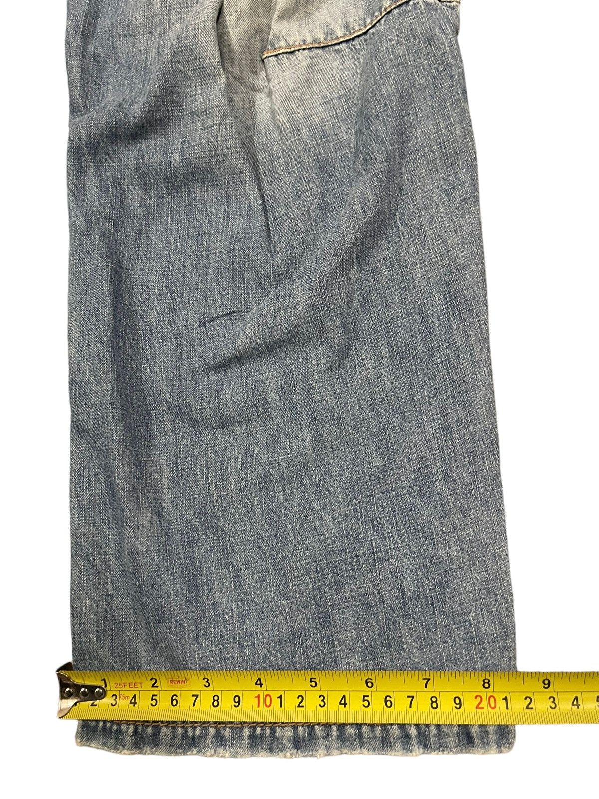 14th Addiction Vintage Japanese Rna Blue Wash Distressed Baggy Jeans Size US 30 / EU 46 - 14 Thumbnail