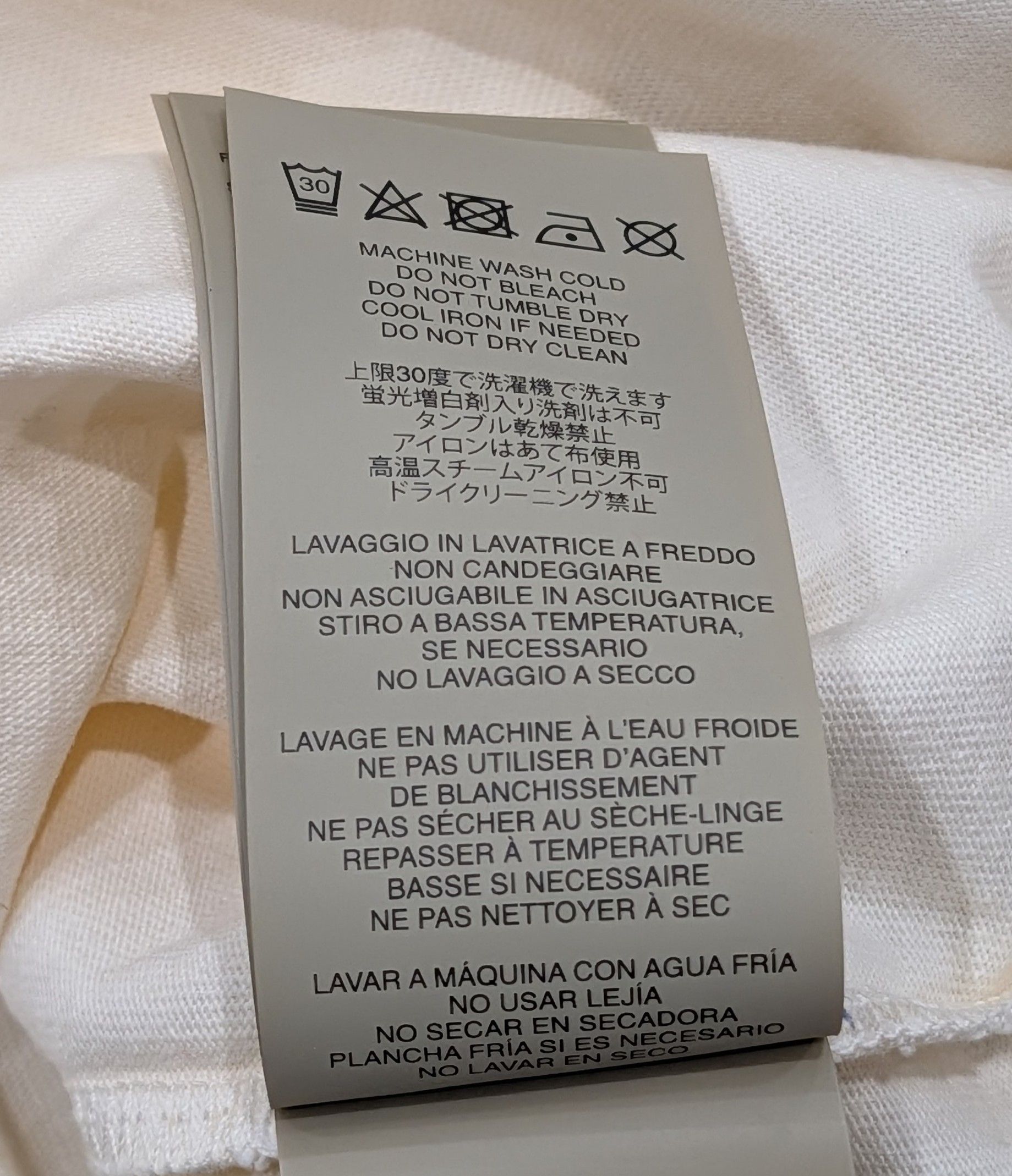 Fear of God FEAR OF GOD Logo Thunderbird LS T-Shirt Cream Large Size US L / EU 52-54 / 3 - 9 Thumbnail