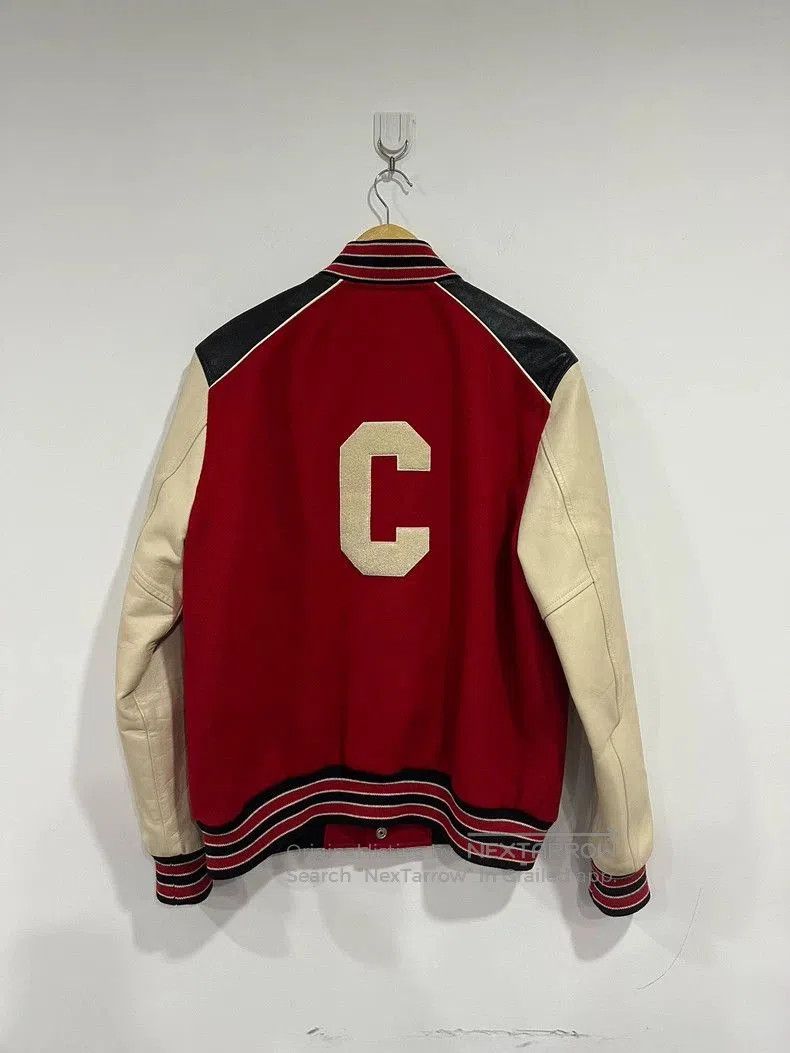 Celine Celine white and red split leather baseball uniform. Size US M / EU 48-50 / 2 - 2 Thumbnail
