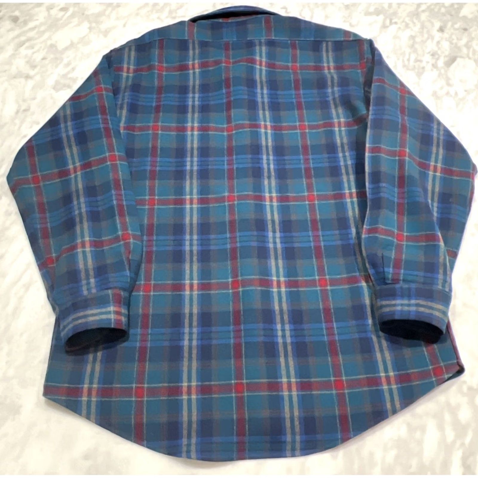 Pendleton Pendleton Wool Shirt Men M Pocket Long Sleeve Plaid Holes Multicolor USA Outdoor Classic Button-Up Size US M / EU 48-50 / 2 - 4 Thumbnail