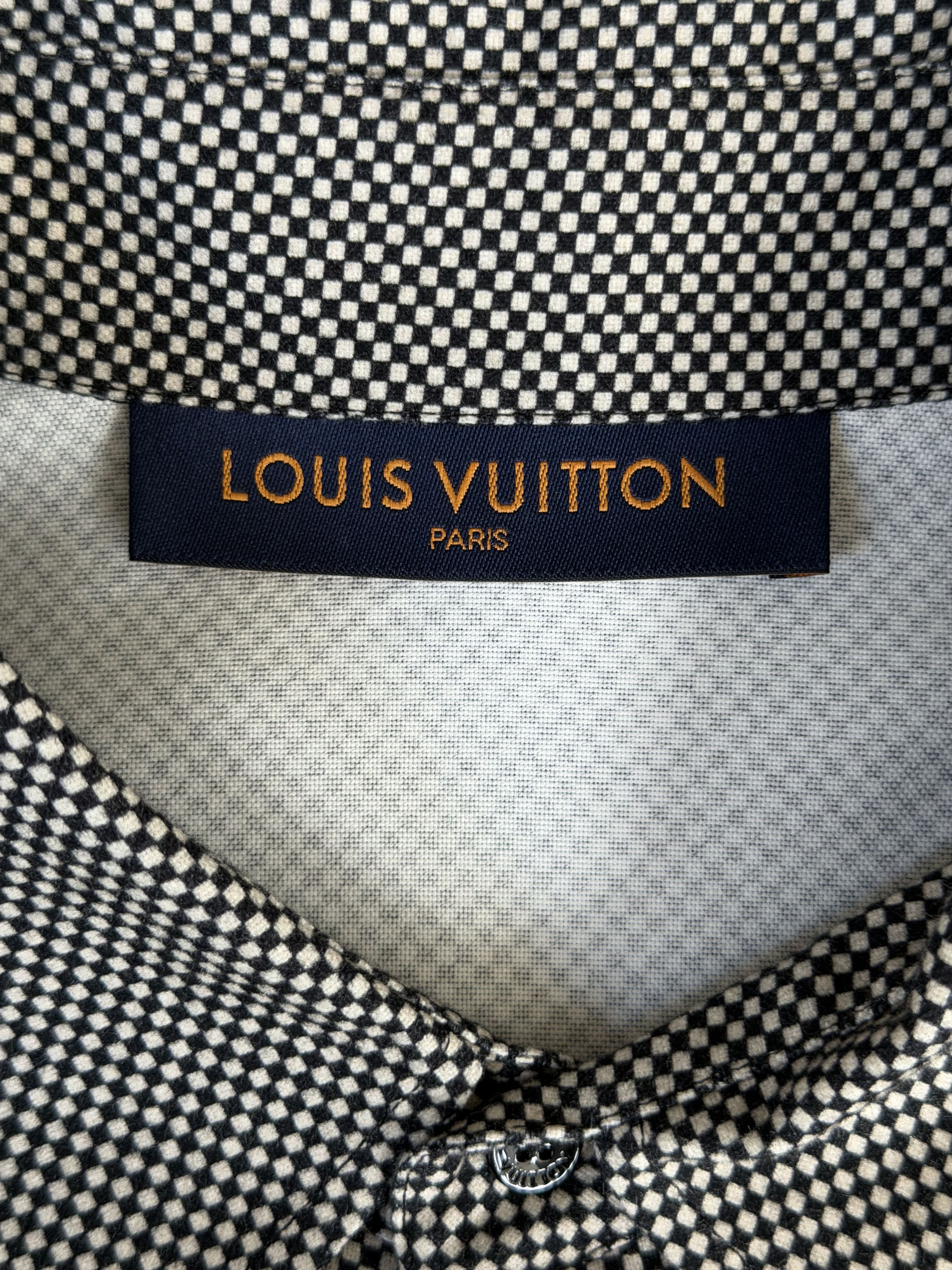 Louis Vuitton Louis Vuitton Nigo Mini Damier Logo Button Up Shirt Size US M / EU 48-50 / 2 - 3 Thumbnail