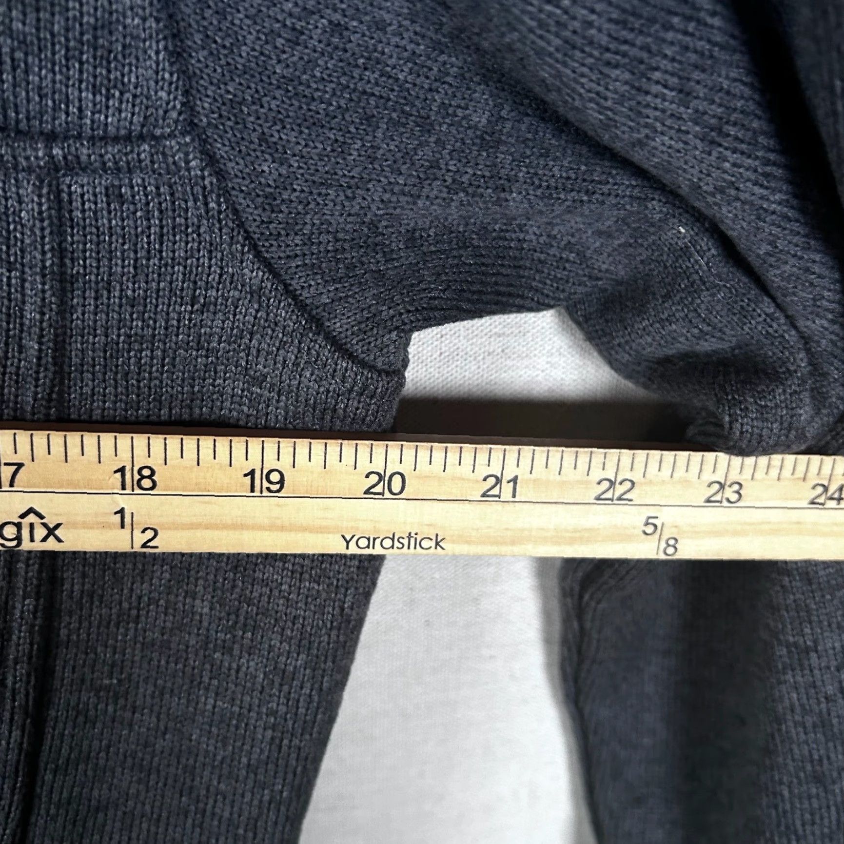 Vintage LL Bean Mens Sweater Fleece Pullover Mock Neck Gray Medium Regular Long Sleeve Size US M / EU 48-50 / 2 - 6 Thumbnail