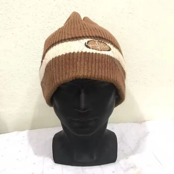 Ellesse × Sunflower × Vintage Sunflower x Ellesse Stripe Design Beanie Hat Size ONE SIZE - 2 Thumbnail