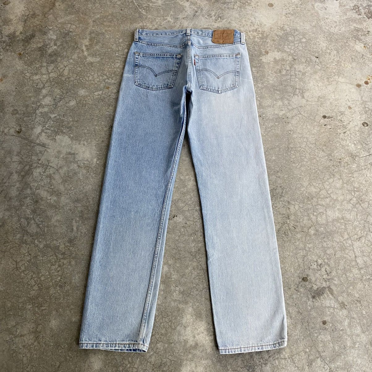 Levi's Vintage Late 90’s Levis 501 Faded Light Blue Jeans Size US 31 - 12 Thumbnail