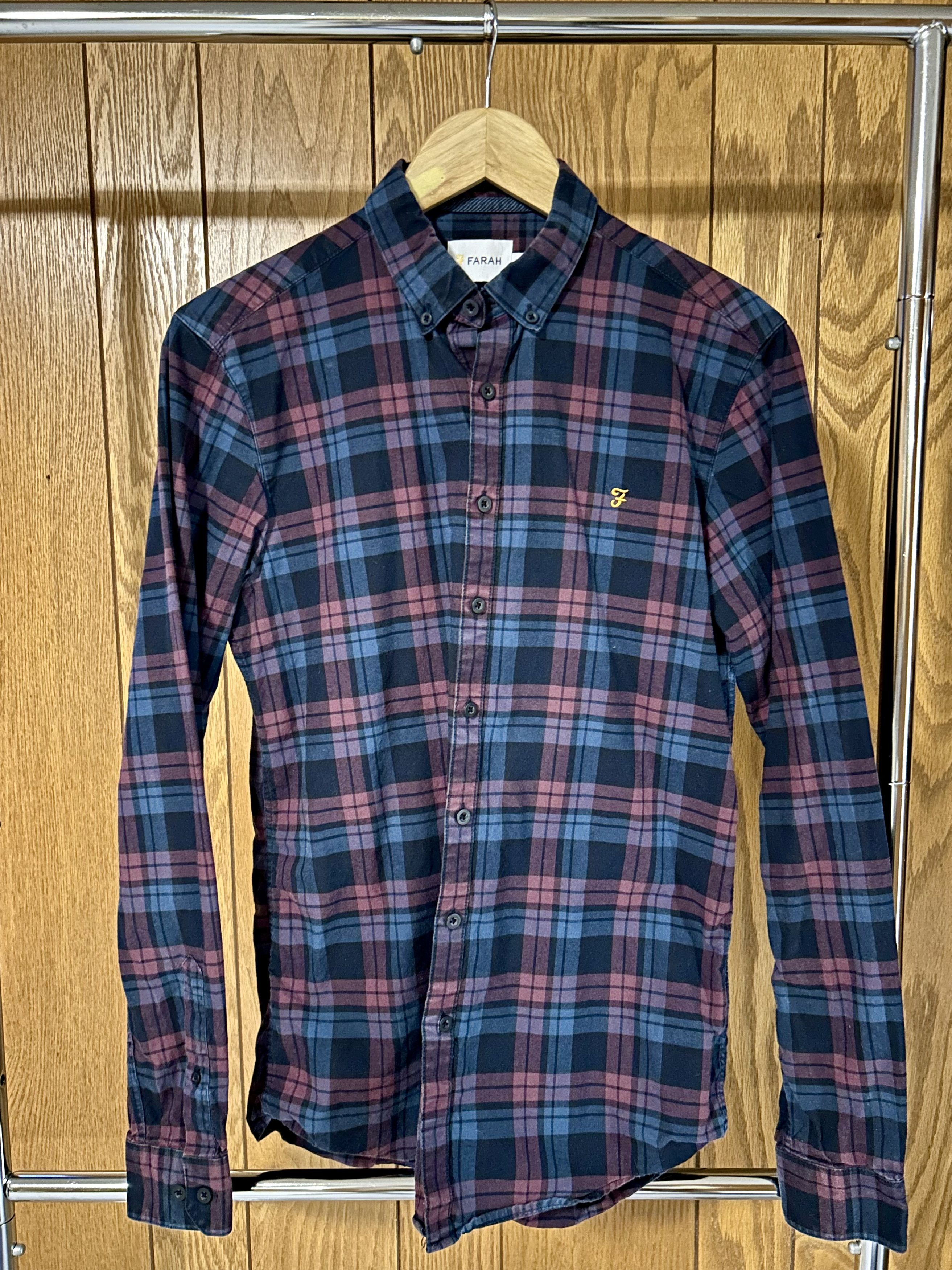Farah Farah Slim Fit Flannel Size US S / EU 44-46 / 1 - 1 Thumbnail