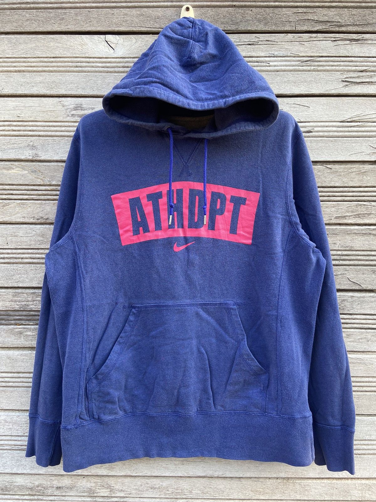 Image of Nike Athletic Dept Pullover Hoodies in Blue, Men's (Size XL)