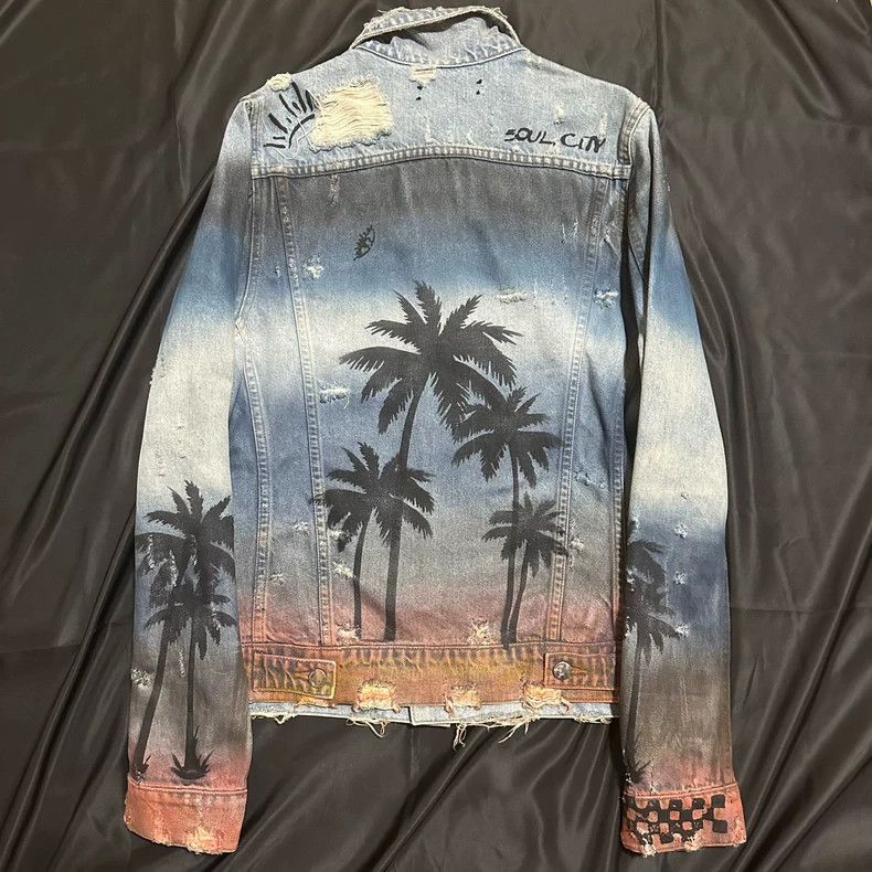 Amiri Amiri Classic Coconut Denim Jacket 2501-Nextarrow Size US XS / EU 42 / 0 - 5 Thumbnail